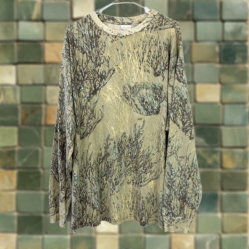 Vintage Ghost Series Camouflage T-Shirt Prairie Grass Montana Camo Camoflauge Long Sleeve Mens XXL Shirt Pattern Camouflage Hunting Outdoor Size US XXL / EU 58 / 5 - 1 Thumbnail