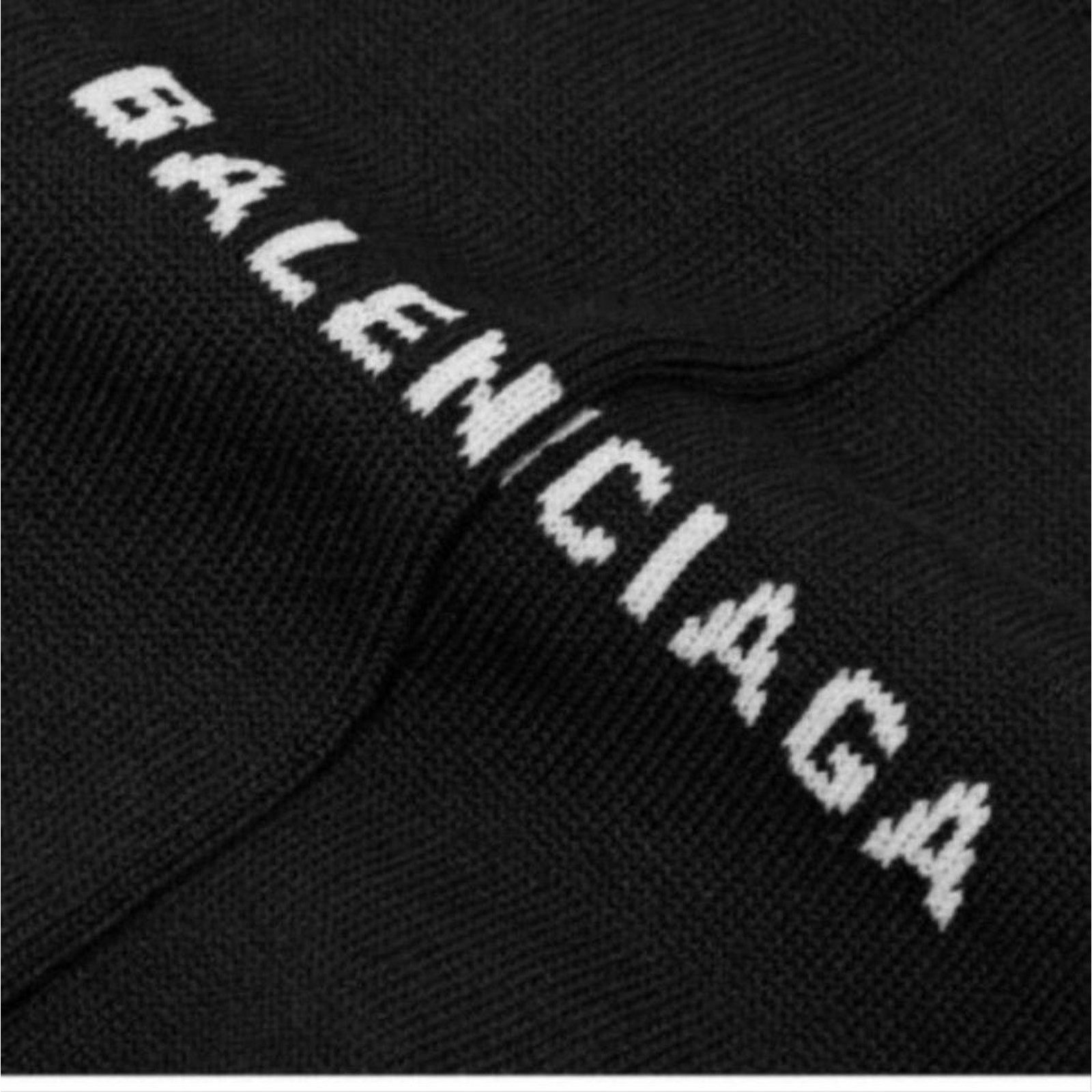 Balenciaga logo intarsia socks Size ONE SIZE - 4 Thumbnail