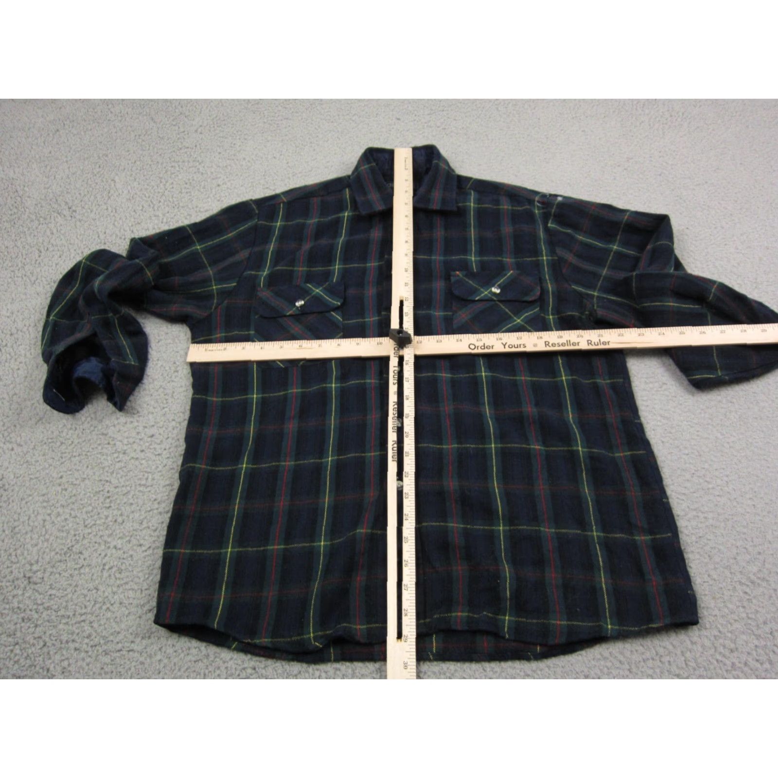 Vintage VINTAGE Astor Shirt Mens M Green Blue Plaid Flannel 80s Button-Up Casual Shirt Mens Size US M / EU 48-50 / 2 - 7 Thumbnail