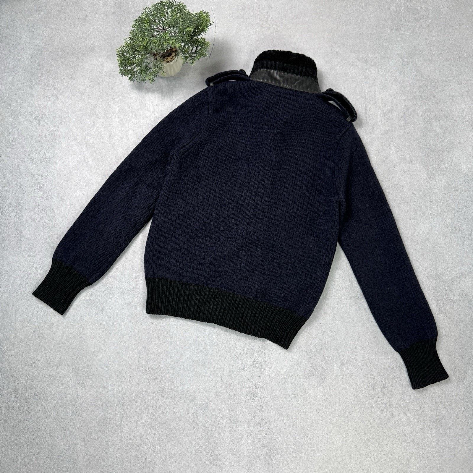 Burberry Burberry Men Wool Jacket Blue Size M Size US M / EU 48-50 / 2 - 11 Thumbnail