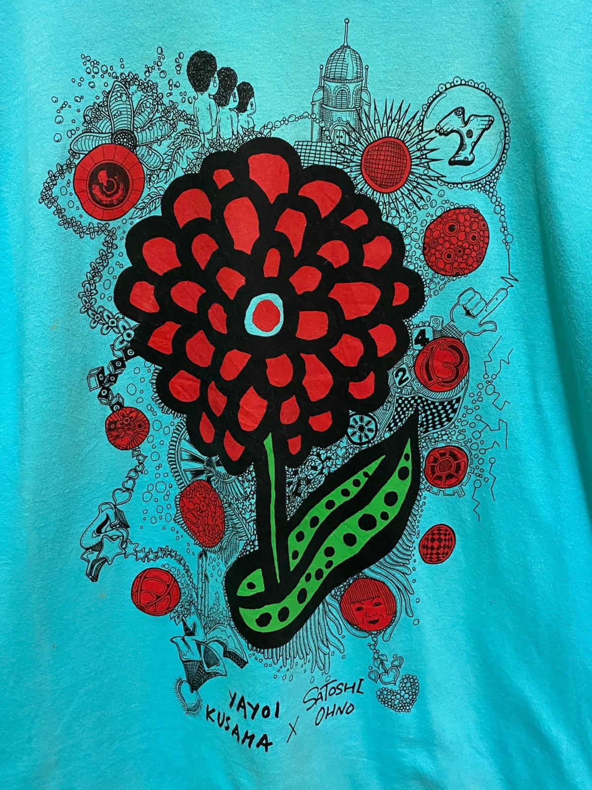 Japanese Brand Yayoi Kusama × Satoshi Ohno x 24 Hour Television T Shirt Size US S / EU 44-46 / 1 - 8 Thumbnail