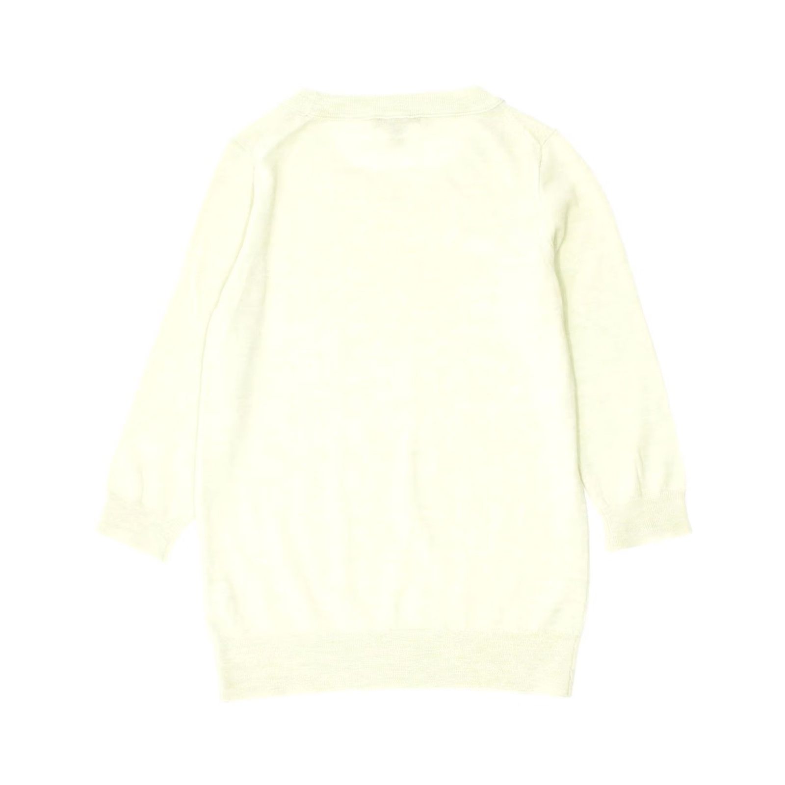 J.Crew J. CREW Womens Green Crew Neck 3/4 Sleeve Jumper Sweater UK 6 XS Size XS / US 0-2 / IT 36-38 - 2 Thumbnail