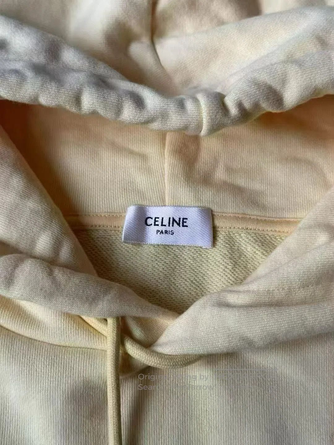 Celine Celine Yellow Logo Hoodie. Size US L / EU 52-54 / 3 - 2 Thumbnail