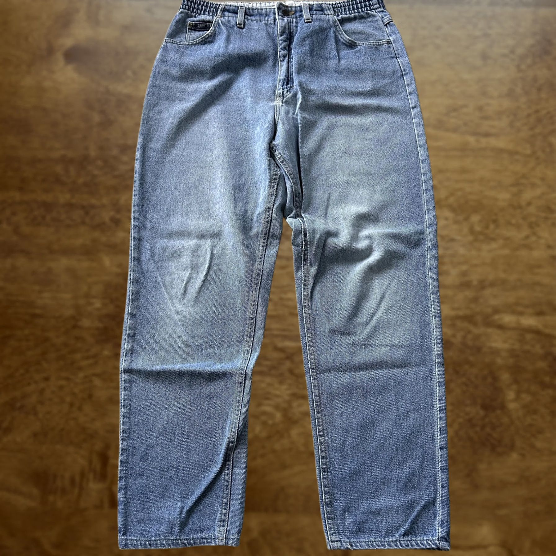 Lee Vintage Lee Relaxed Straight Jeans - Womens 18 Long Light Wash Denim Size 40" / US 18 - 1 Thumbnail