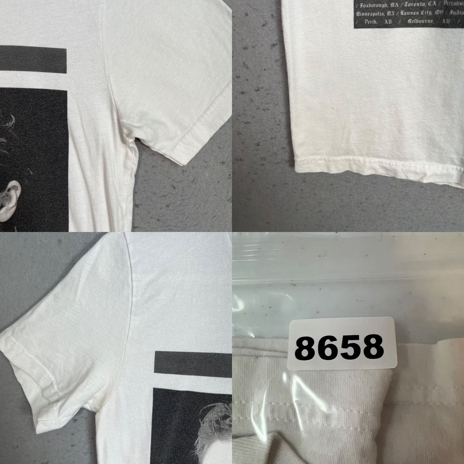 Vintage Reputation Stadium Tour White T-Shirt T Swift Womens Small Size S / US 4 / IT 40 - 8 Thumbnail