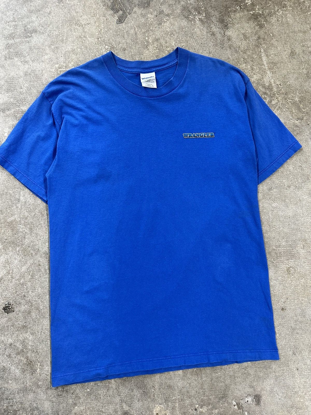 Wrangler Vintage 90s Wrangler Cowboy Rules Western Mullet T-Shirt Size US XL / EU 56 / 4 - 3 Thumbnail