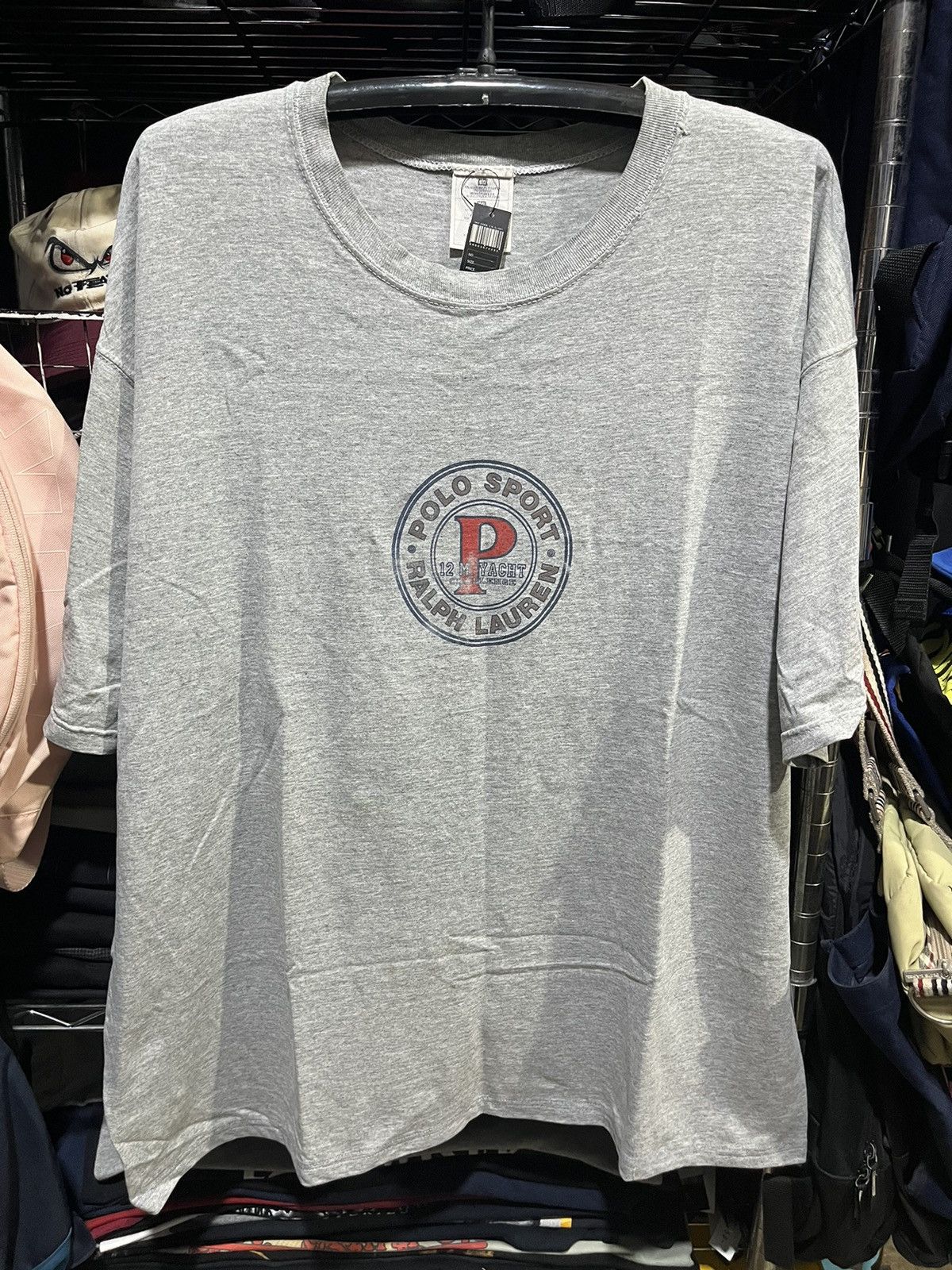 Polo Ralph Lauren Polo Sport RL 12M Yacht Challenge Tee Logo 90s Size US XL / EU 56 / 4 - 1 Thumbnail