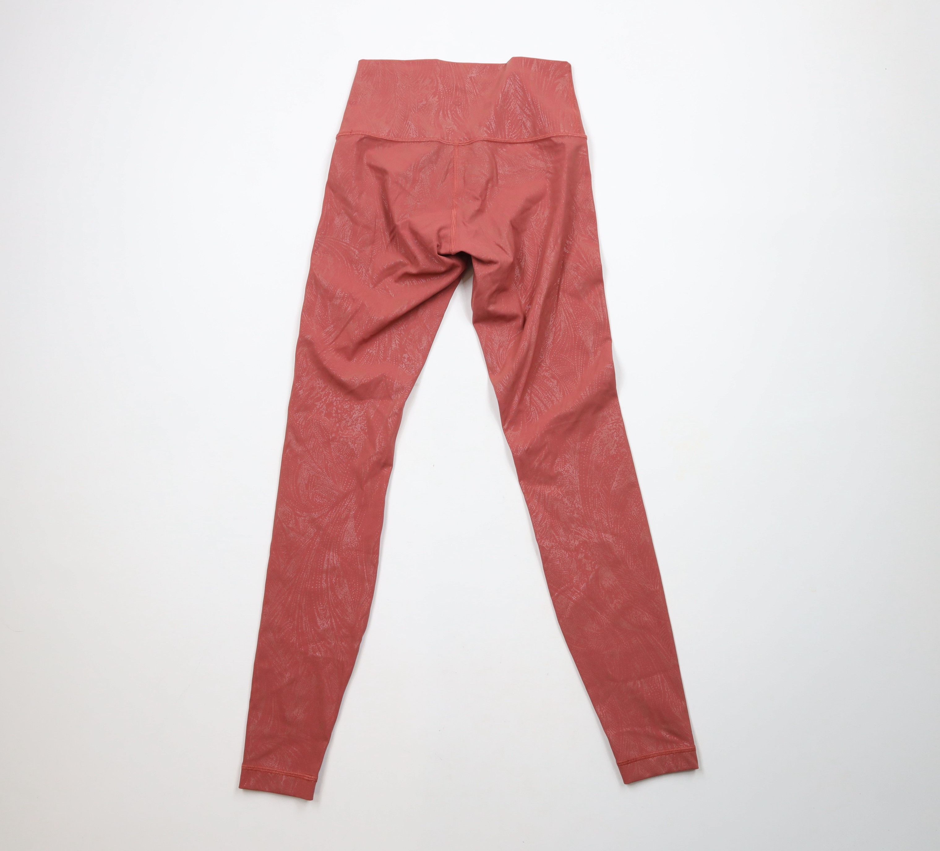 Lululemon × Vintage Lululemon Wunder Under High Rise Cropped Pants Leggings Pink Size 27" / US 4 / IT 40 - 7 Thumbnail