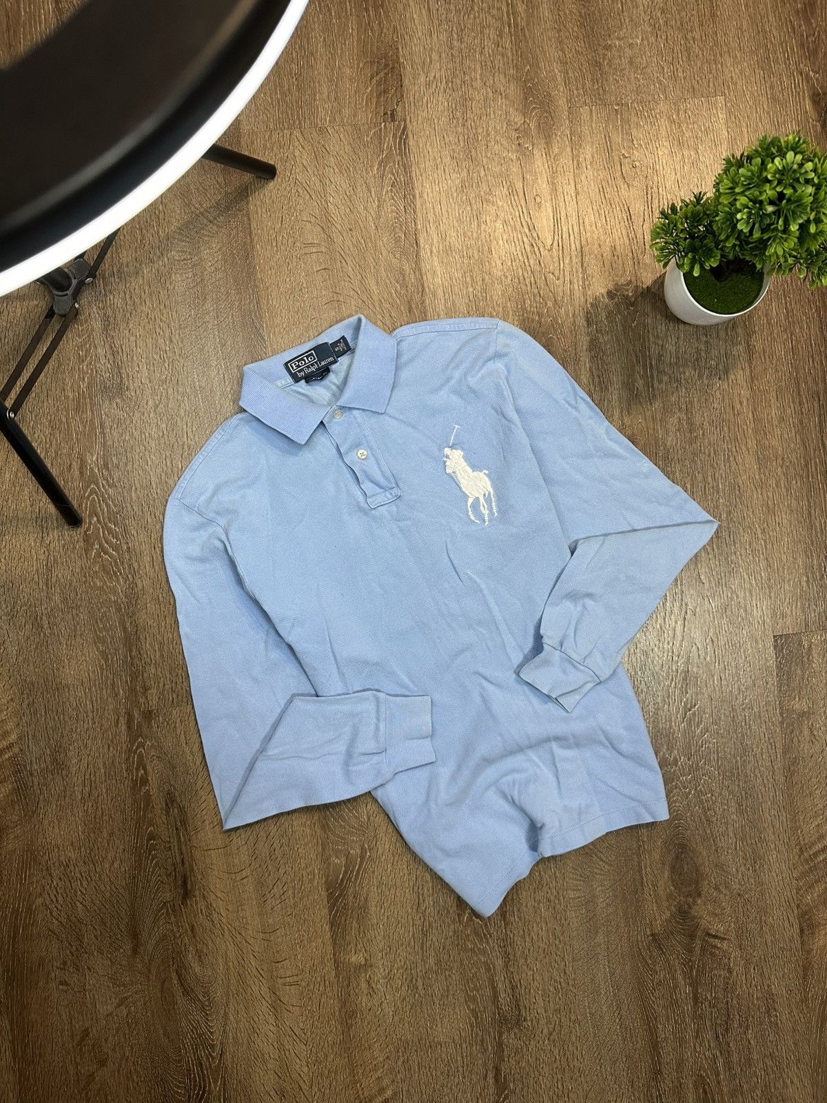 Polo Ralph Lauren Vintage Polo Ralph Lauren Big Pony Long Sleeve Shirt Size US S / EU 44-46 / 1 - 1 Thumbnail