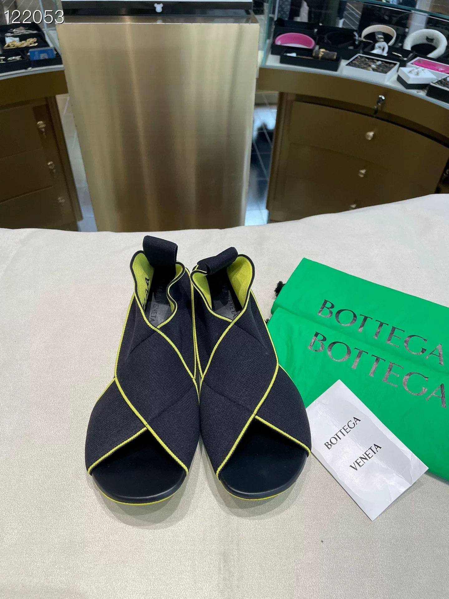 Bottega Veneta BV Elastic Strap Sandals Size 37 Size US 6 / IT 36 - 1 Thumbnail