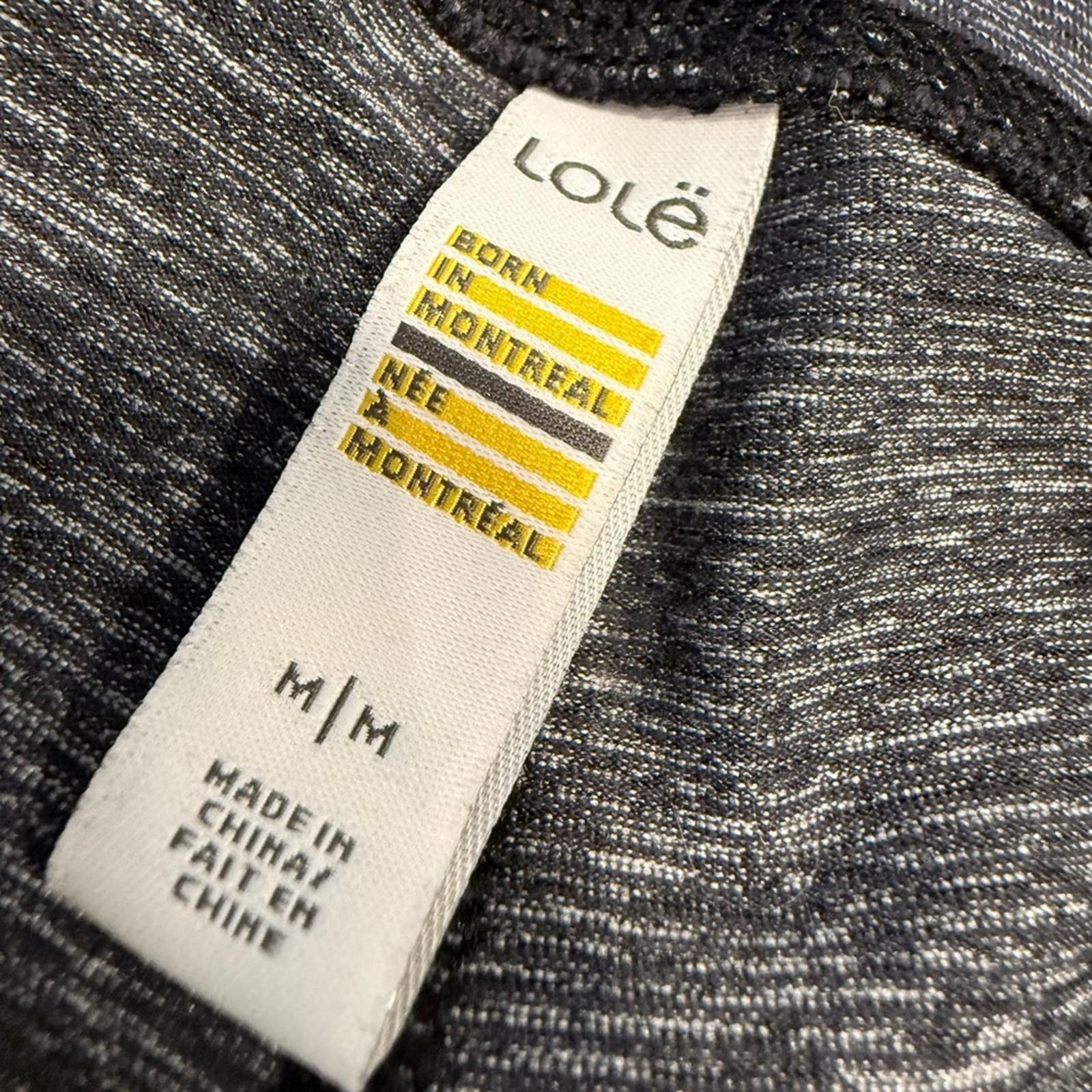 Loewe Lole crop heather gray athletic leggings soft stretch SZ M Size 32" / US 10 / IT 46 - 6 Thumbnail
