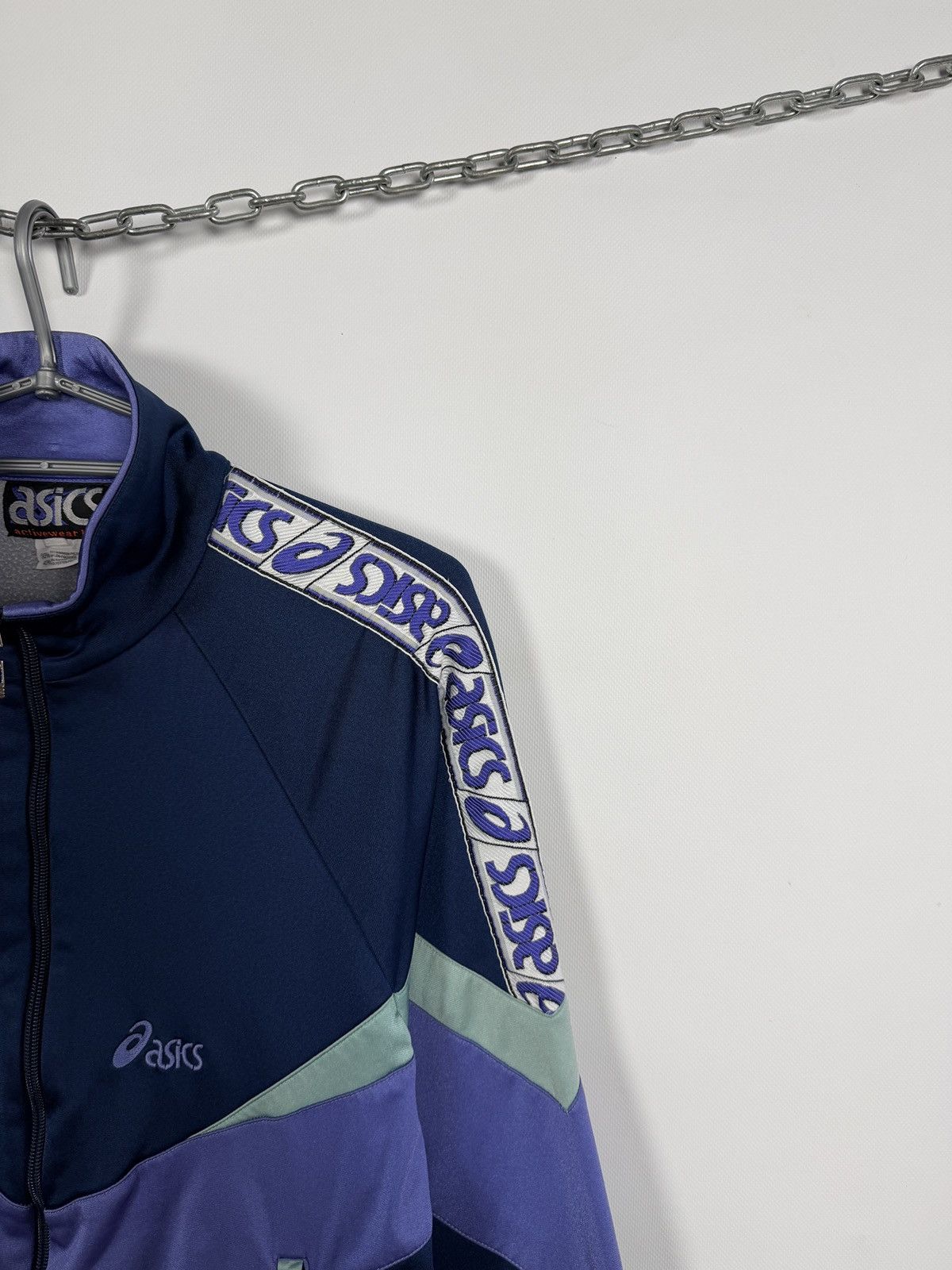 Asics Asics Vintage 90s Track Jacket Full Zip Sportswear Size 54 Size US M / EU 48-50 / 2 - 2 Thumbnail