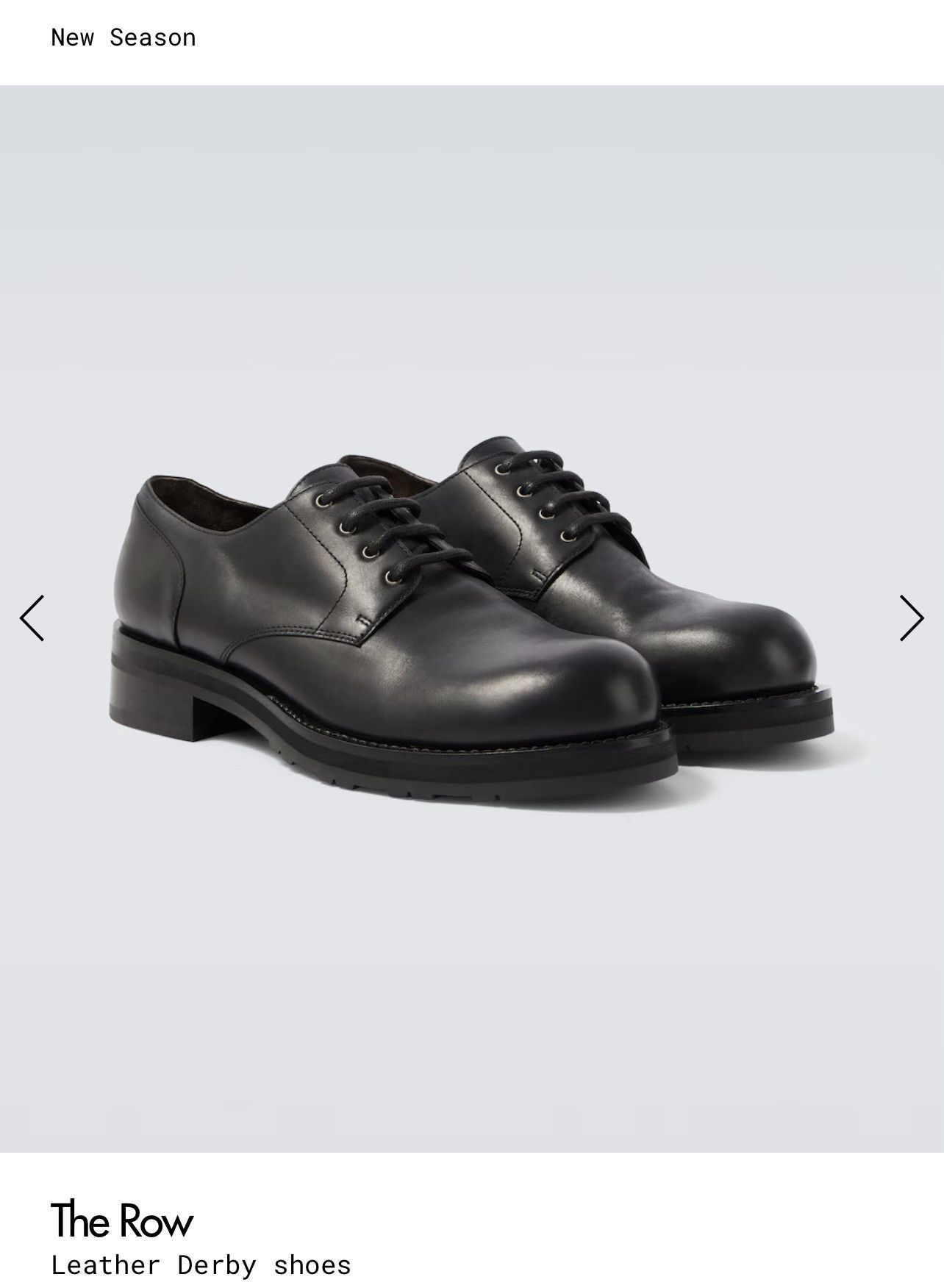 The Row THE ROW DYLAN DERBY (VUJA DE SHOE) | Grailed