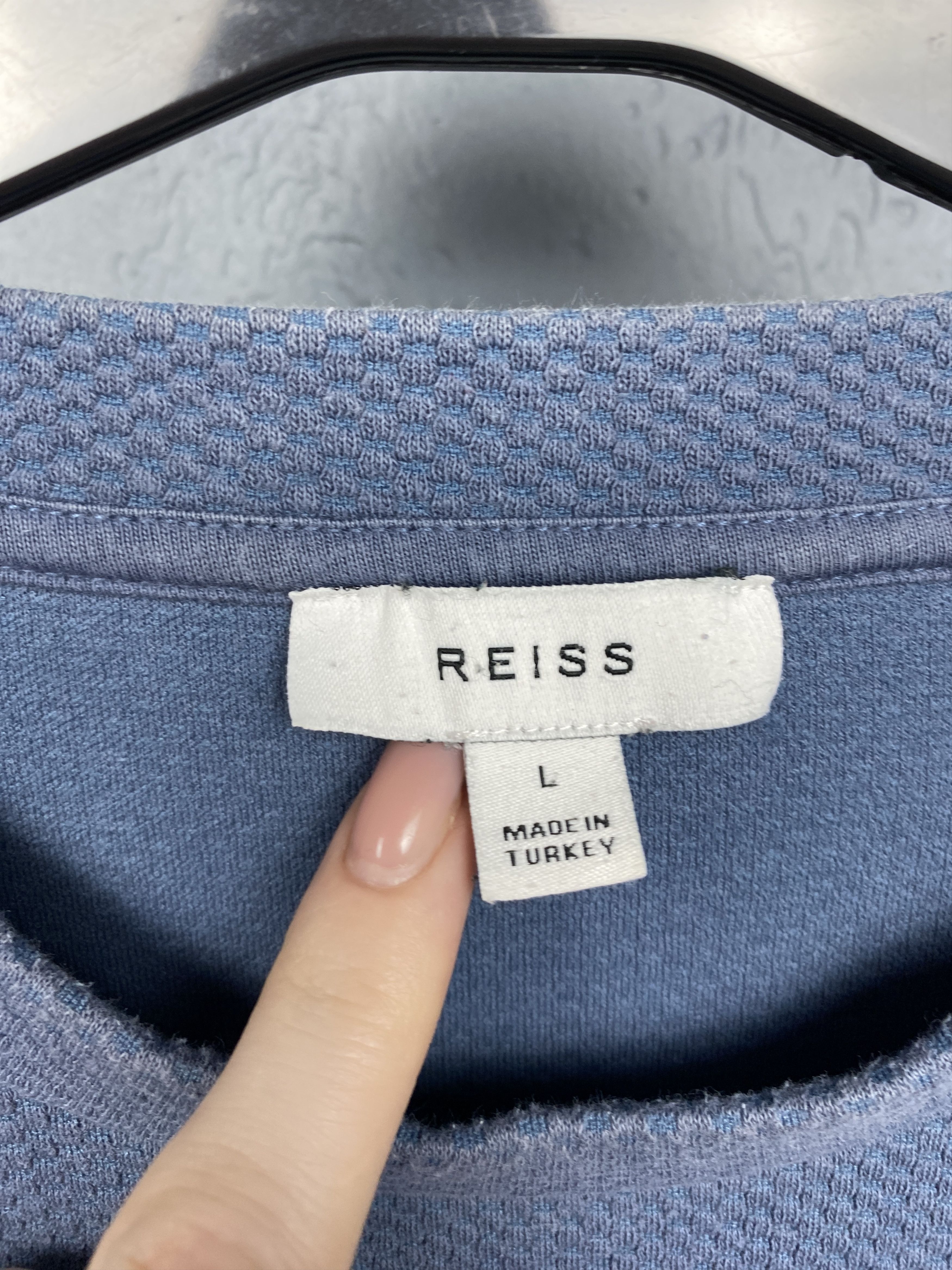 Reiss Reiss Mens Crew Neck Sweatshirt Size US L / EU 52-54 / 3 - 3 Thumbnail