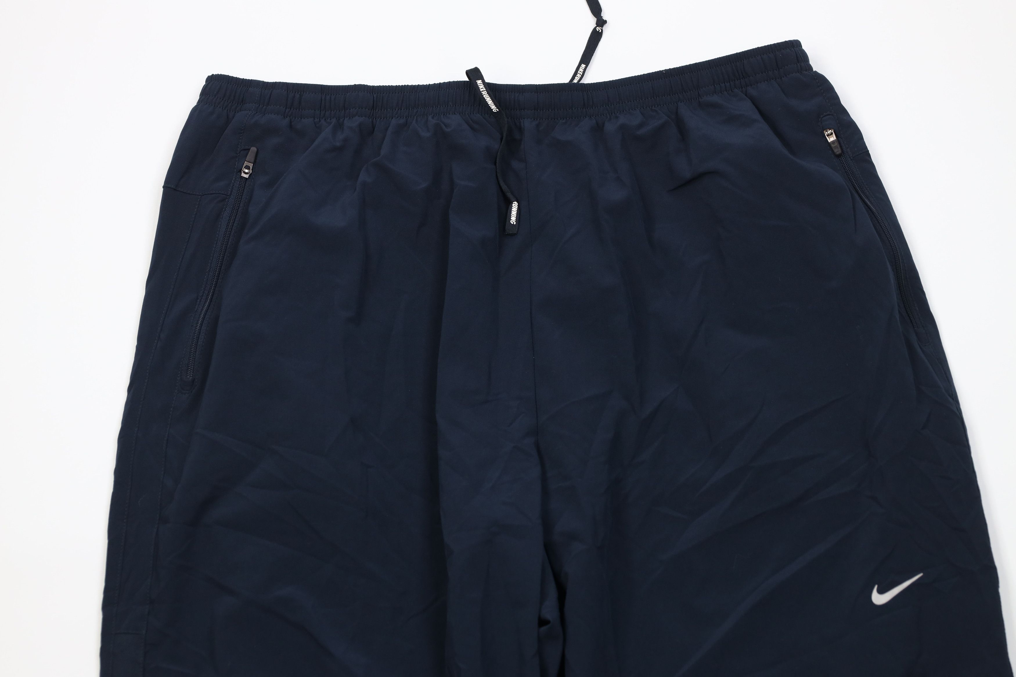 Nike Vintage Y2K Nike Running Mini Swoosh Wide Leg Pants Blue Size US 40 / EU 56 - 2 Thumbnail