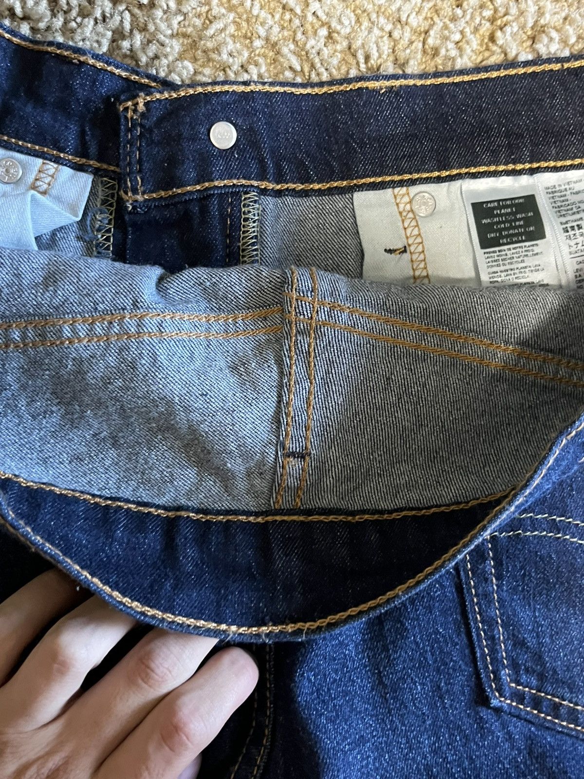 Levi's Levi dark blue jeans Size US 34 / EU 50 - 4 Thumbnail
