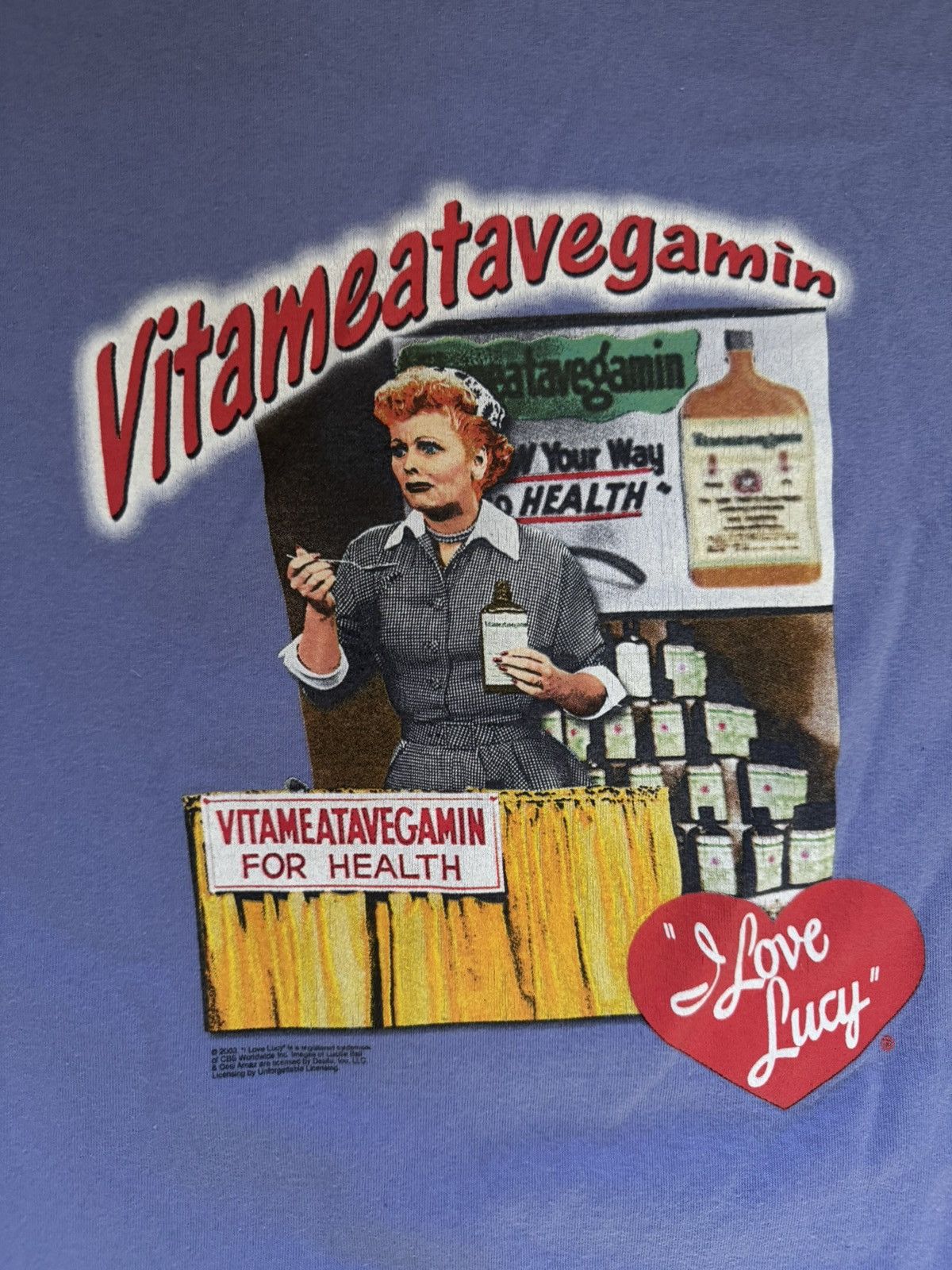 Vintage Y2k Vitameatavegamin Tee Size US L / EU 52-54 / 3 - 2 Thumbnail