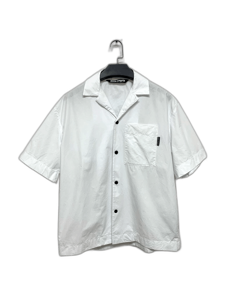 Palm Angels Palm Angels White Short Sleeve Shirt Size XL / US 12-14 / IT 48-50 - 1 Thumbnail