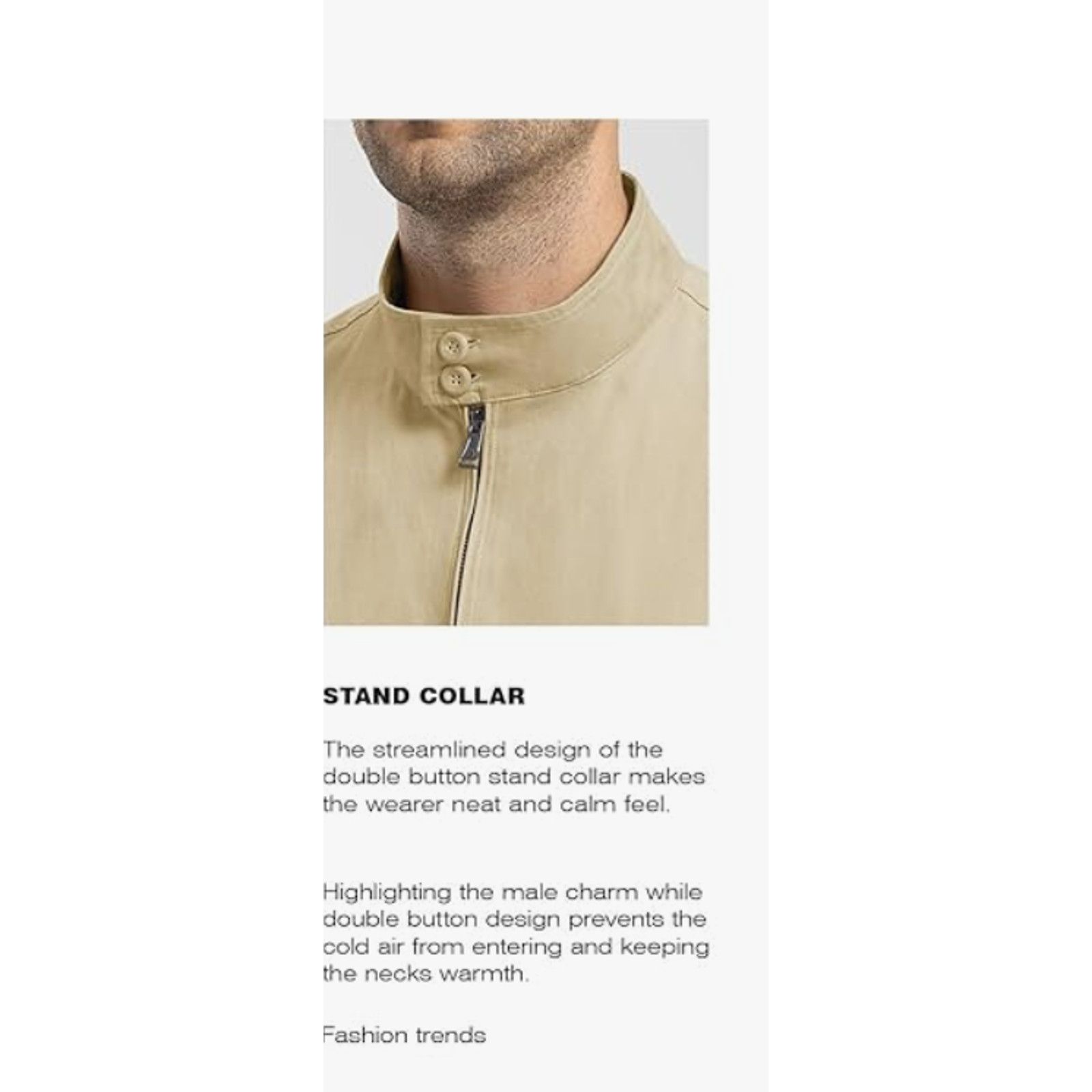 The Unbranded Brand Men's Bomber Jacket Cotton Full Zip SIZE LARGE Size US XL / EU 56 / 4 - 5 Thumbnail