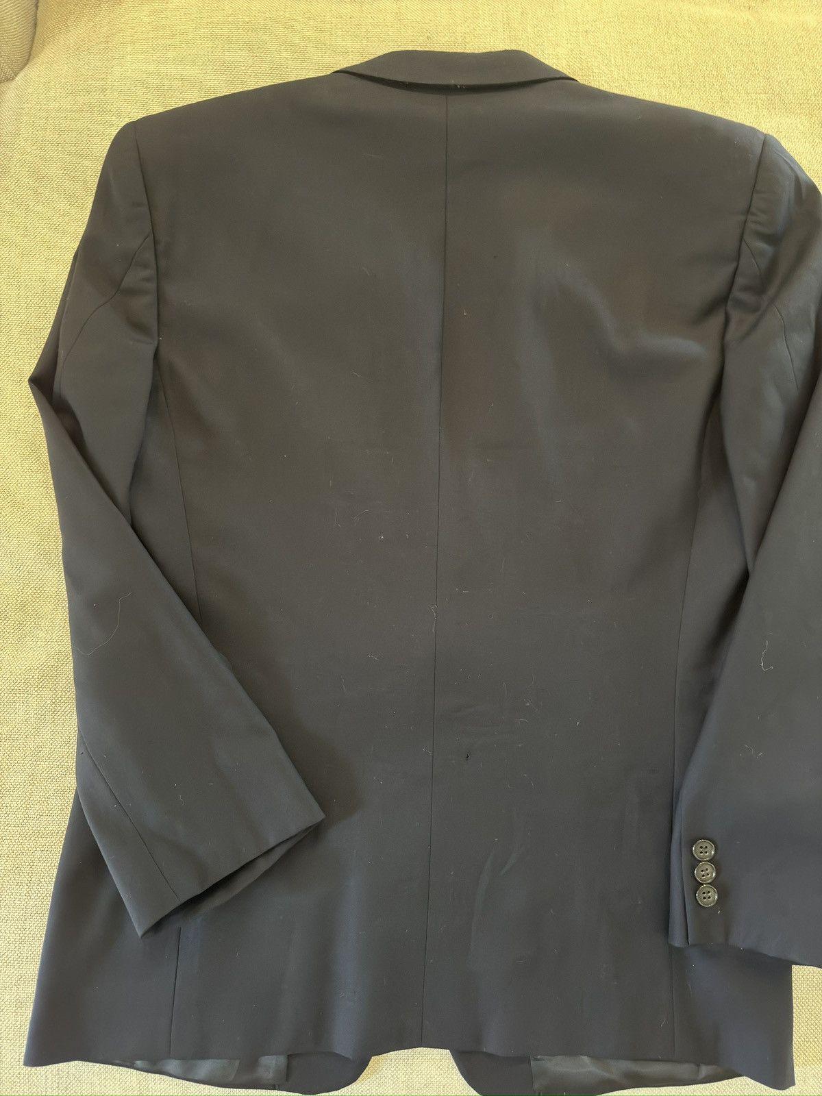 Giorgio Armani × Vintage Giorgio Armani Made in Italy Jacket in Midnight Navy 39R Size 38R - 14 Thumbnail