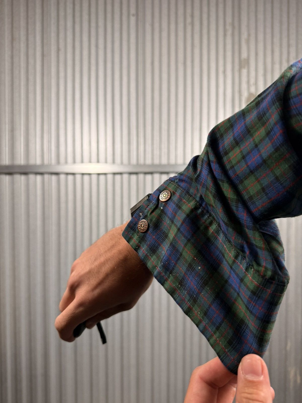 Other Vintage Road Runner Pearl Snap Western Cowboy Plaid Shirt Size US XL / EU 56 / 4 - 14 Thumbnail