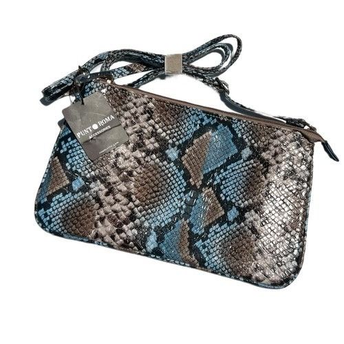 Other Python-Print Faux Leather Crossbody Bag With Adjustable Stra Size ONE SIZE - 5 Thumbnail