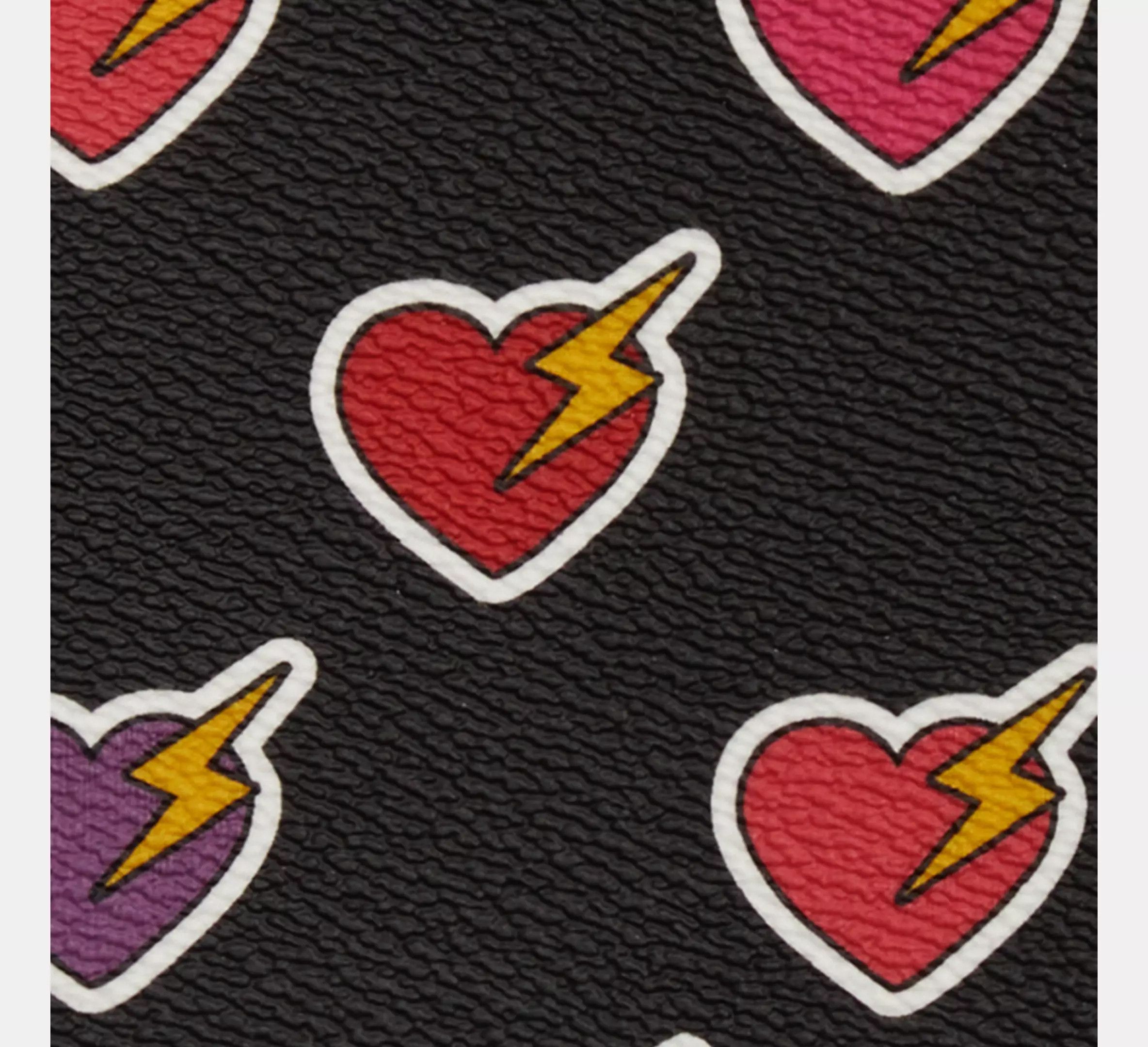 Coach Notebook With Heart Bolt Print CW543 Size ONE SIZE - 4 Thumbnail