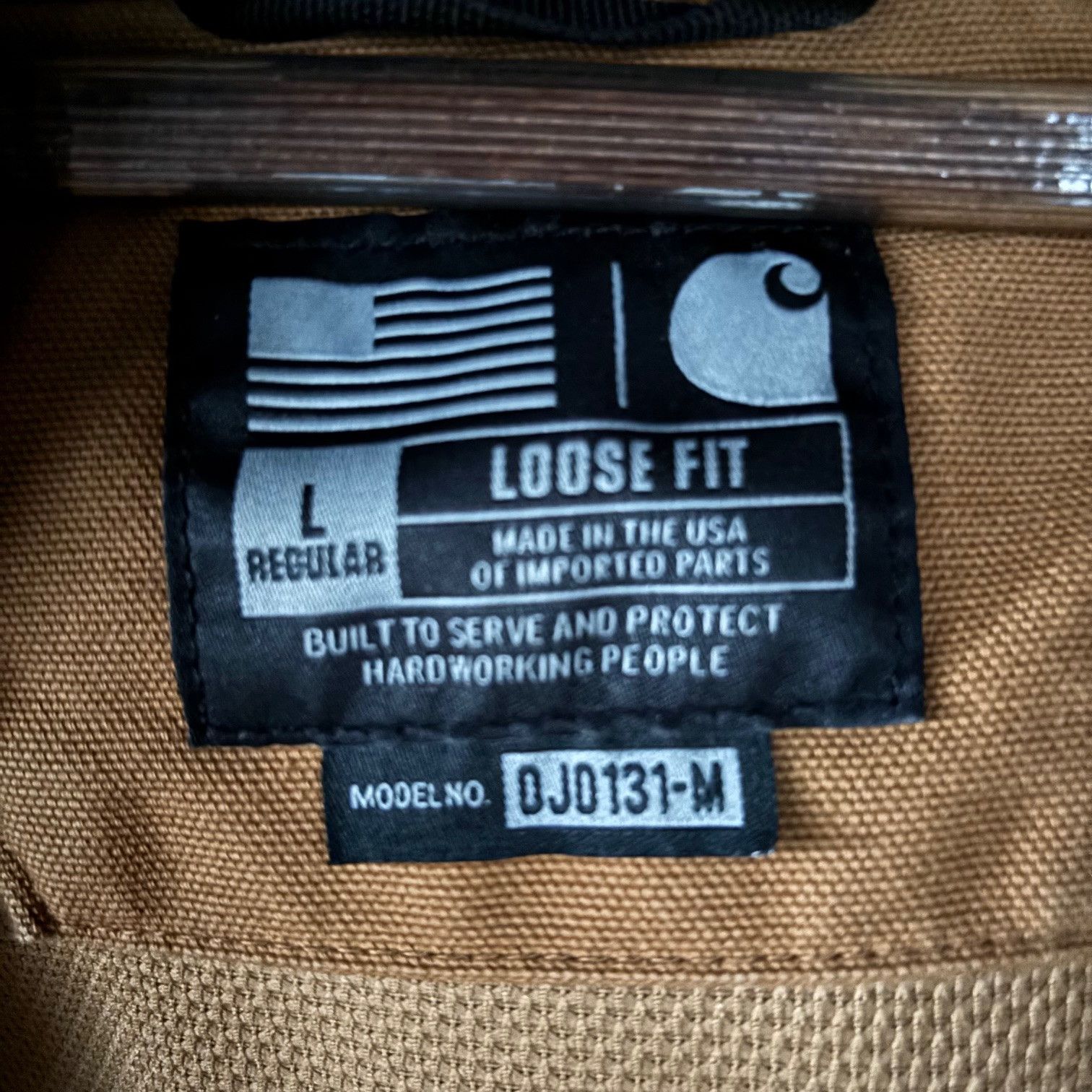 Carhartt CARHARTT - MADE IN USA - Duck Brown Active Jac - Size L Size US L / EU 52-54 / 3 - 6 Thumbnail