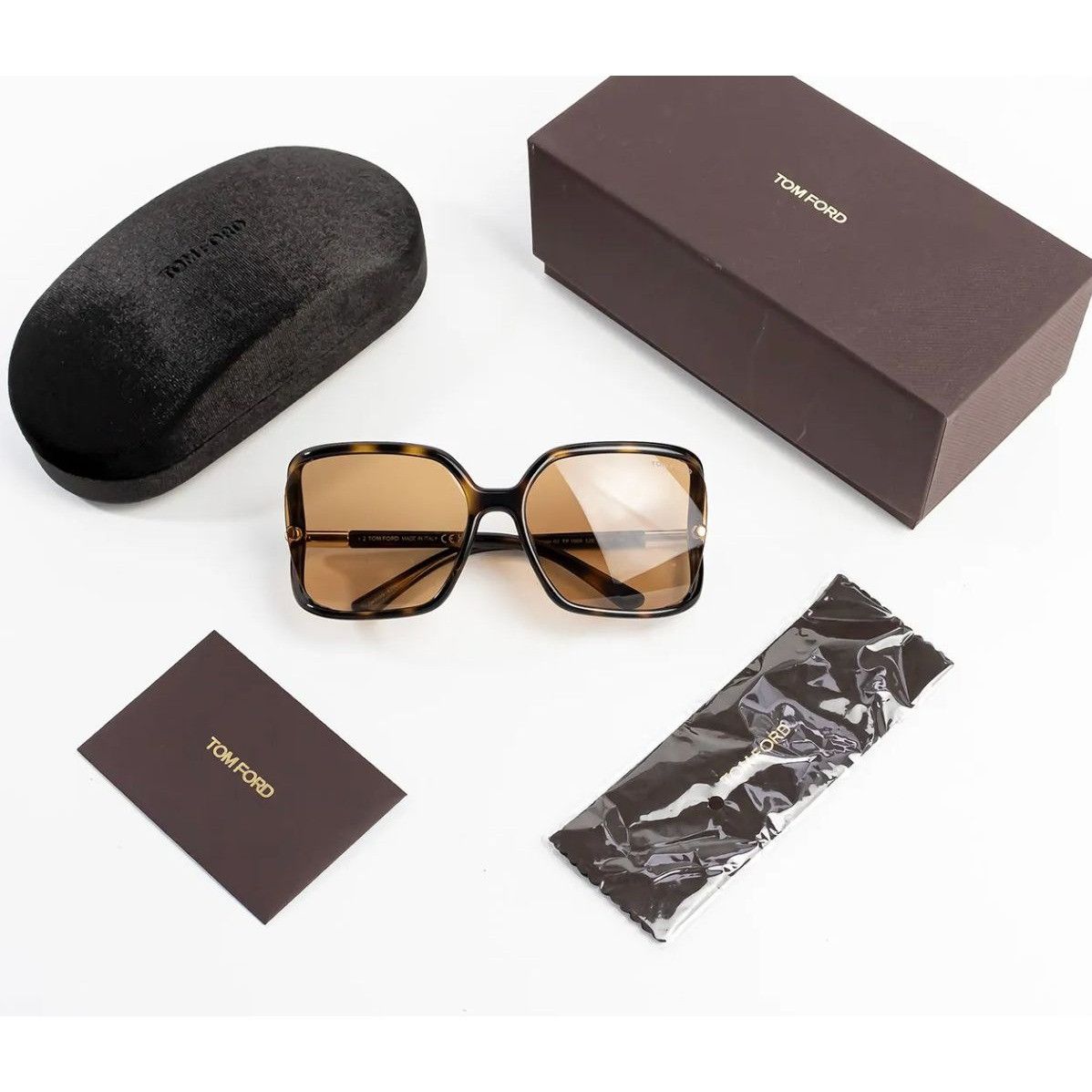 Tom Ford NEW Tom Ford SOLANGE-02 FT1089-52E Sunglasses(FT1089-52E-60) Size ONE SIZE - 7 Thumbnail