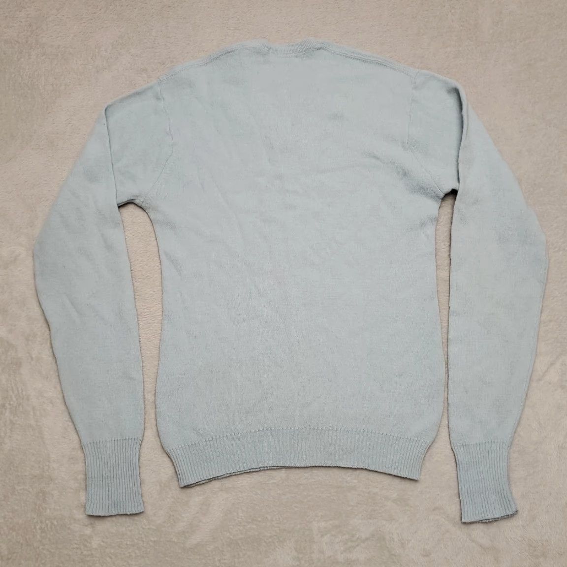Jantzen VINTAGE Jantzen Sweater Men 40 Long Blue Kharafleece Made in USA 70s 80s Grandpa Size US L / EU 52-54 / 3 - 6 Thumbnail