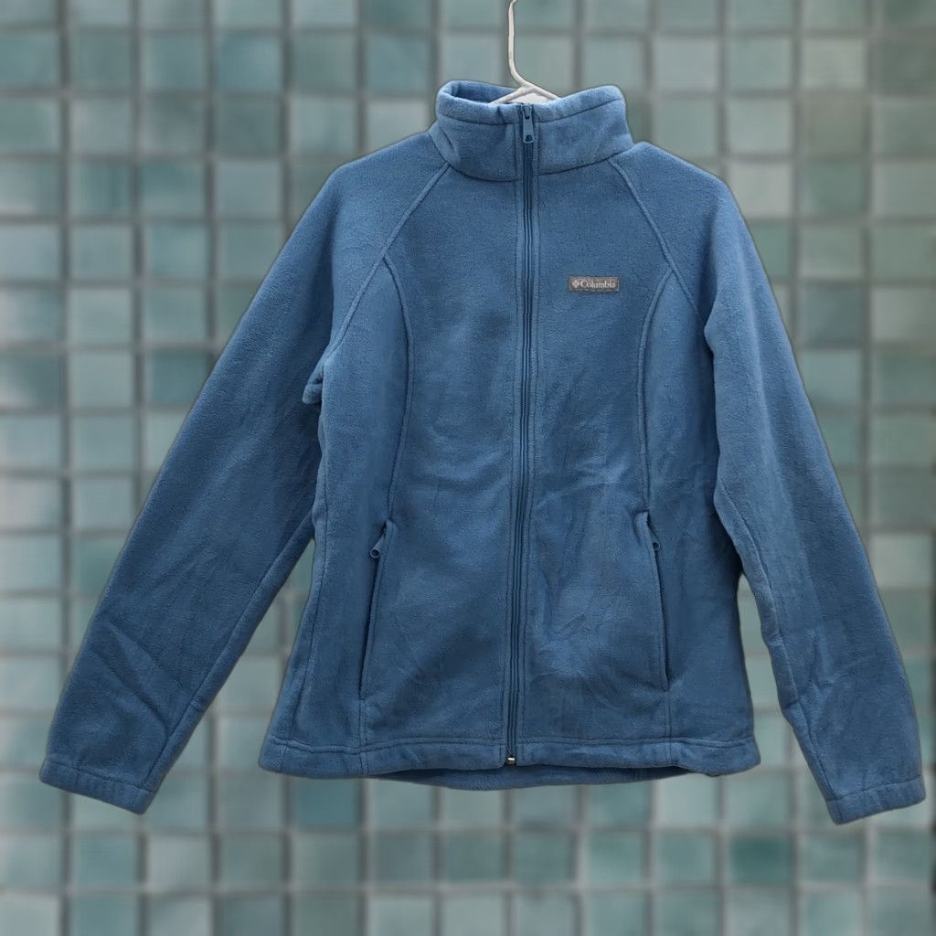 Vintage VINTAGE Columbia Women's Fleece Jacket Size Large Blue Full Zip Activewear Outdoor Fall Winter Size L / US 10 / IT 46 - 1 Thumbnail