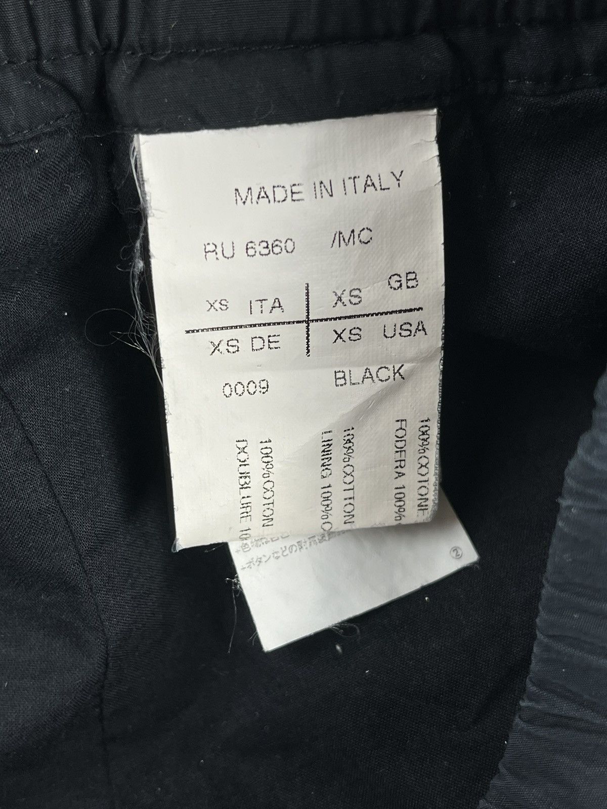 Rick Owens FW10 Rick Owens Gleam Kilted Skirt Cropped Pants Black Size US 30 / EU 46 - 6 Thumbnail