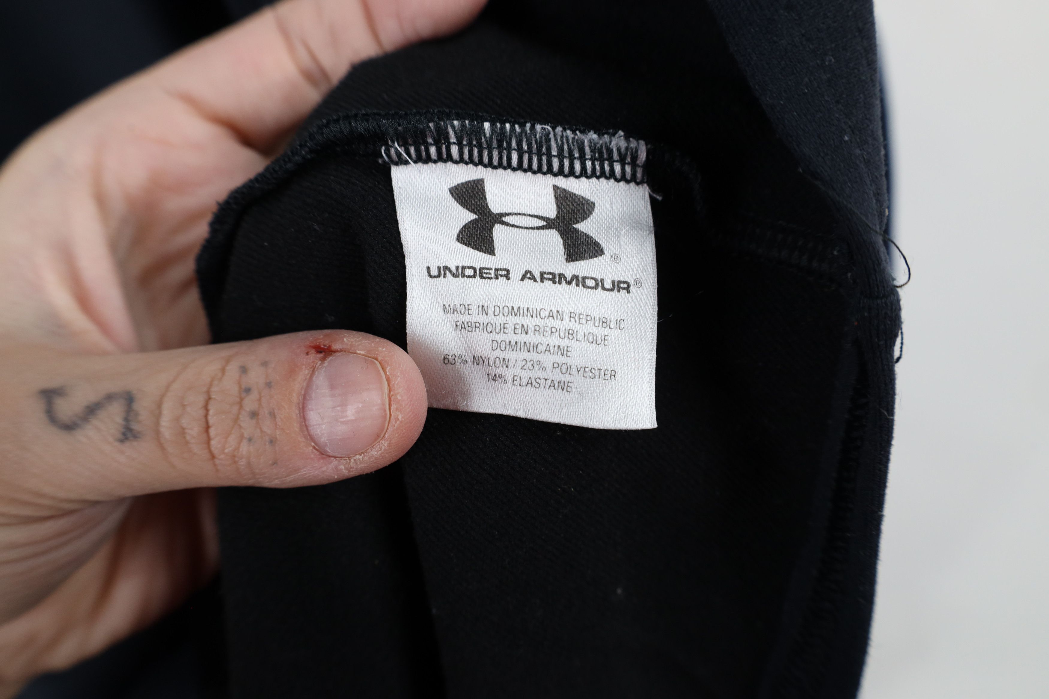Under Armour × Vintage Under Armour Compression Training Mock Neck T-Shirt Black Size US XXL / EU 58 / 5 - 9 Thumbnail