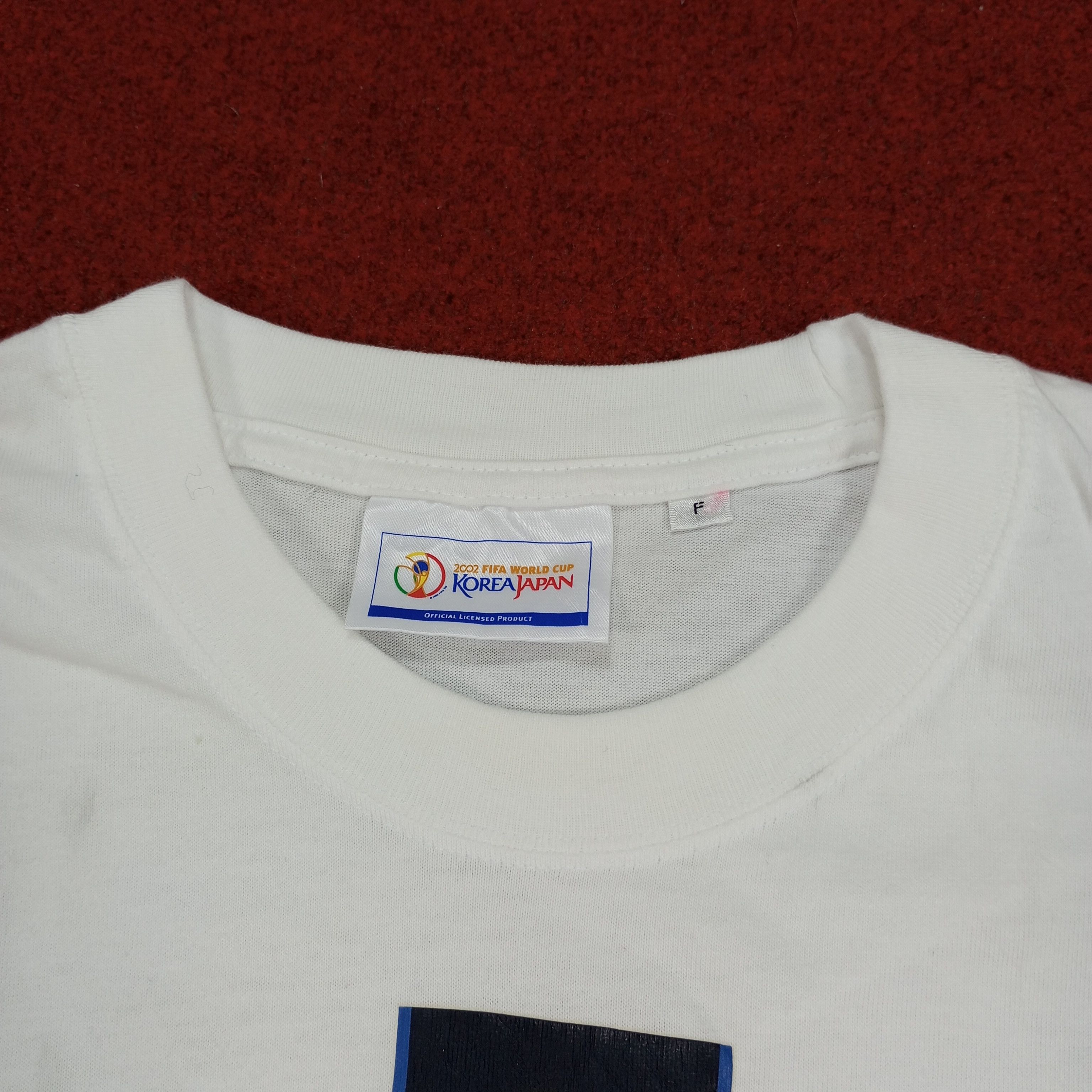 Vintage 2002 Fifa World Cup Korea Japan Promo Style Tshirt Size US L / EU 52-54 / 3 - 5 Thumbnail