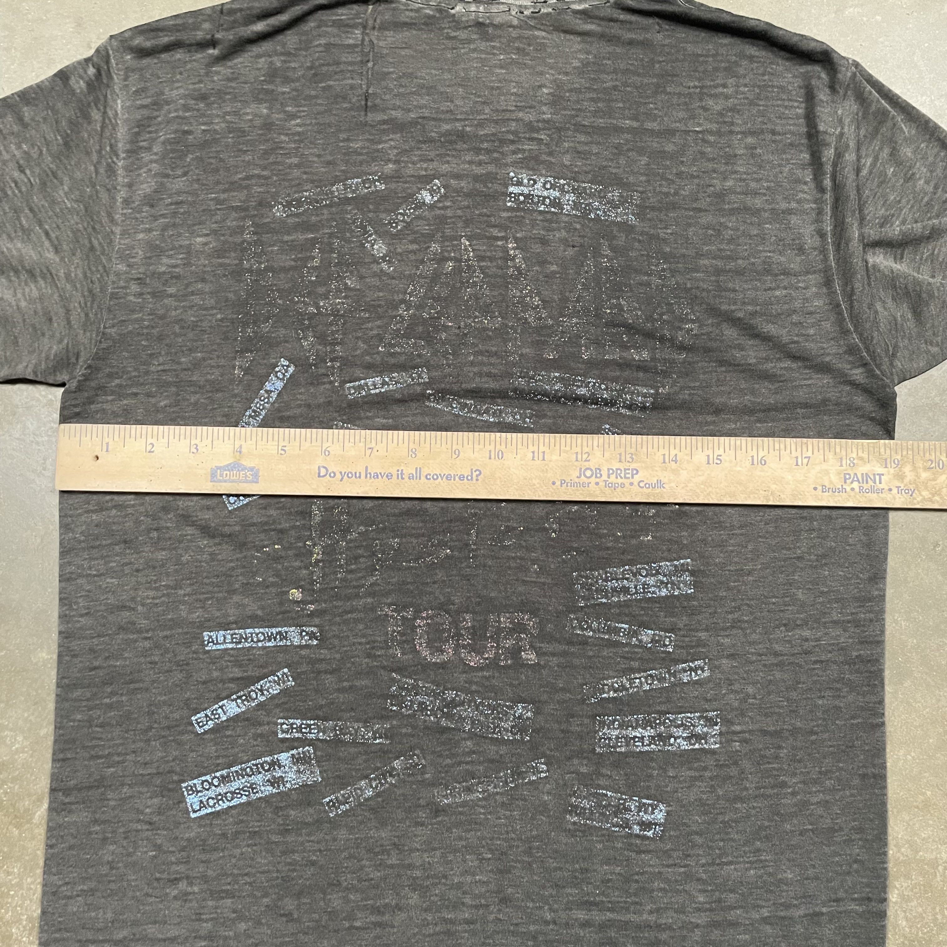 Band Tees × Vintage VIntage 80s Def Leppard Hysteria Tour Concert Tshirt Faded Size US L / EU 52-54 / 3 - 13 Thumbnail