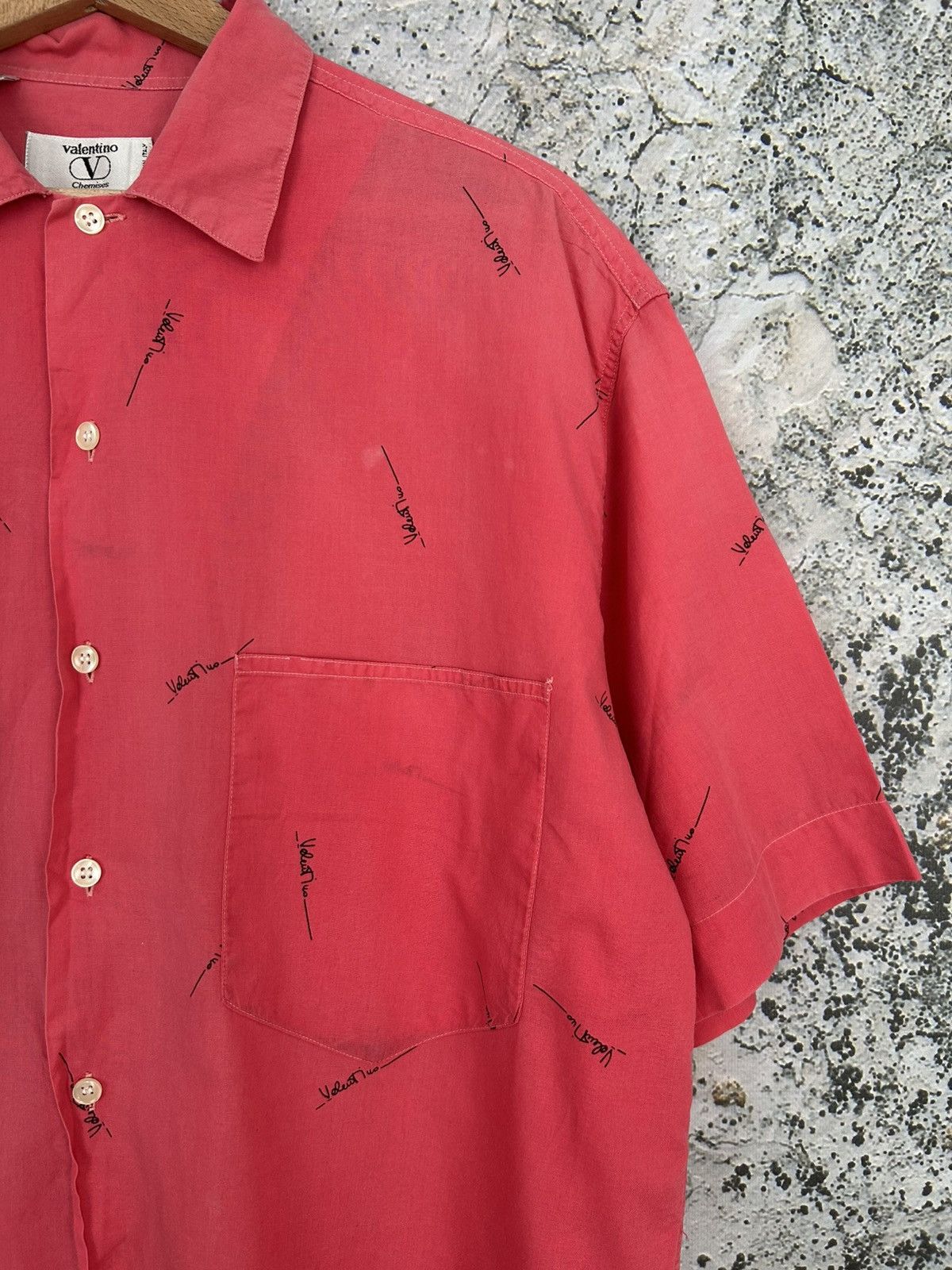 Valentino Vintage Valentino Chemises Made in Italy Designer Archive Size US L / EU 52-54 / 3 - 5 Thumbnail