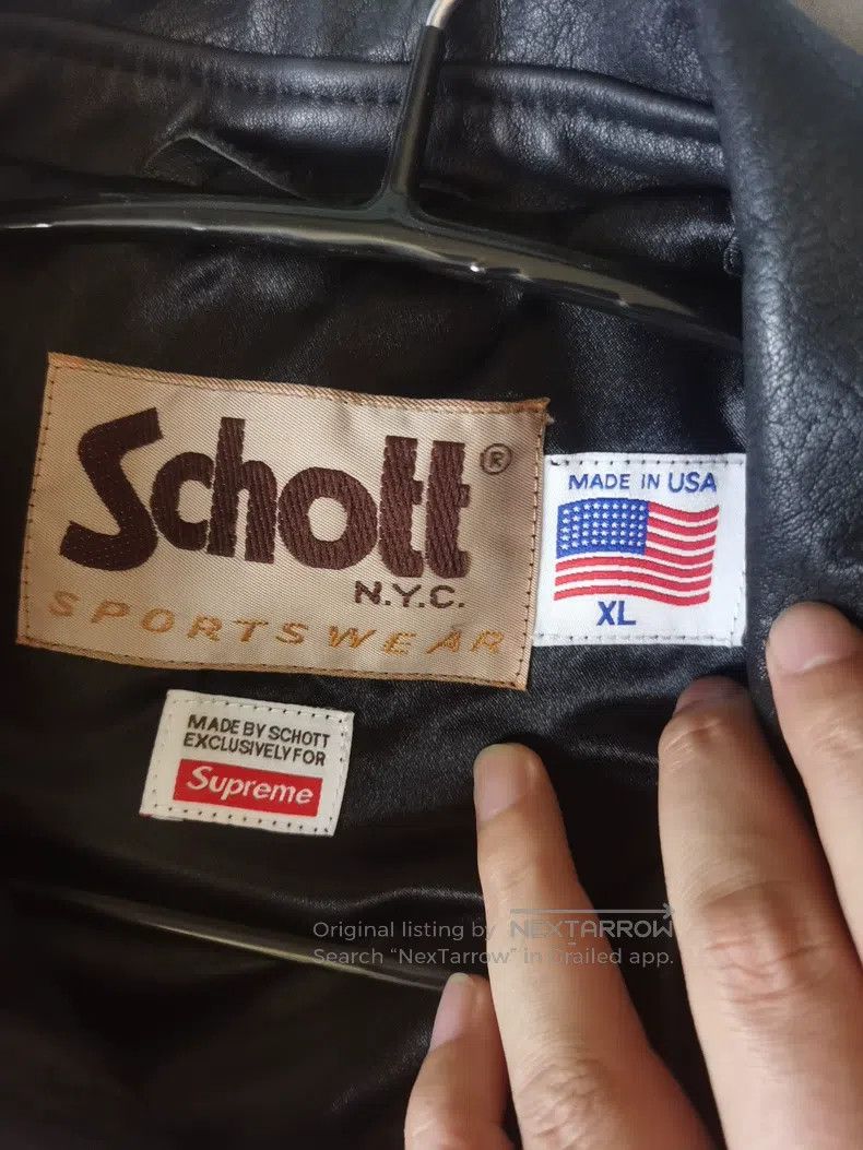 Schott Schott Leather jacket Size US XL / EU 56 / 4 - 5 Thumbnail