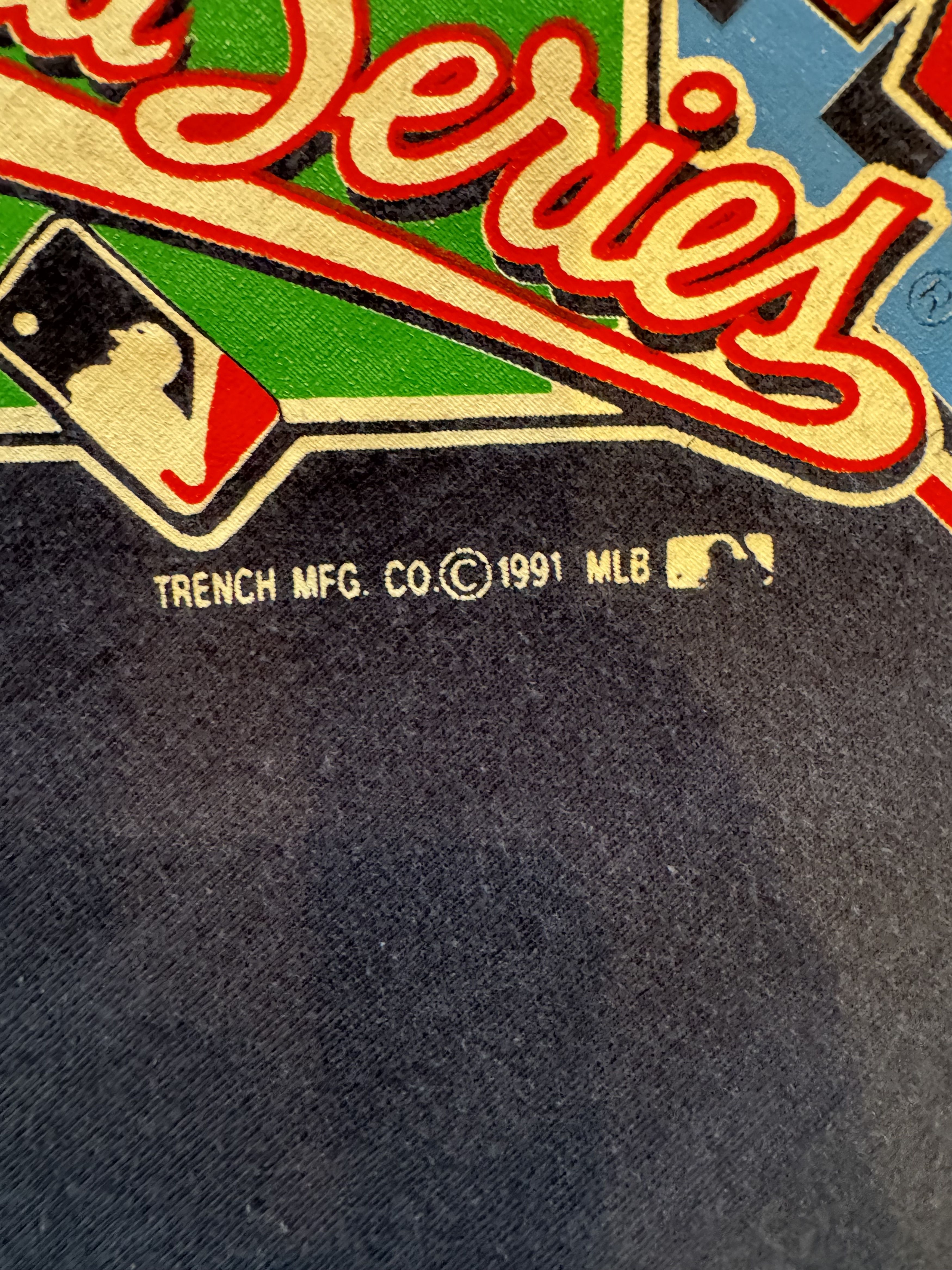 MLB × Vintage 1991 Minnesota Twins AL Champions T-shirt Size US L / EU 52-54 / 3 - 6 Thumbnail