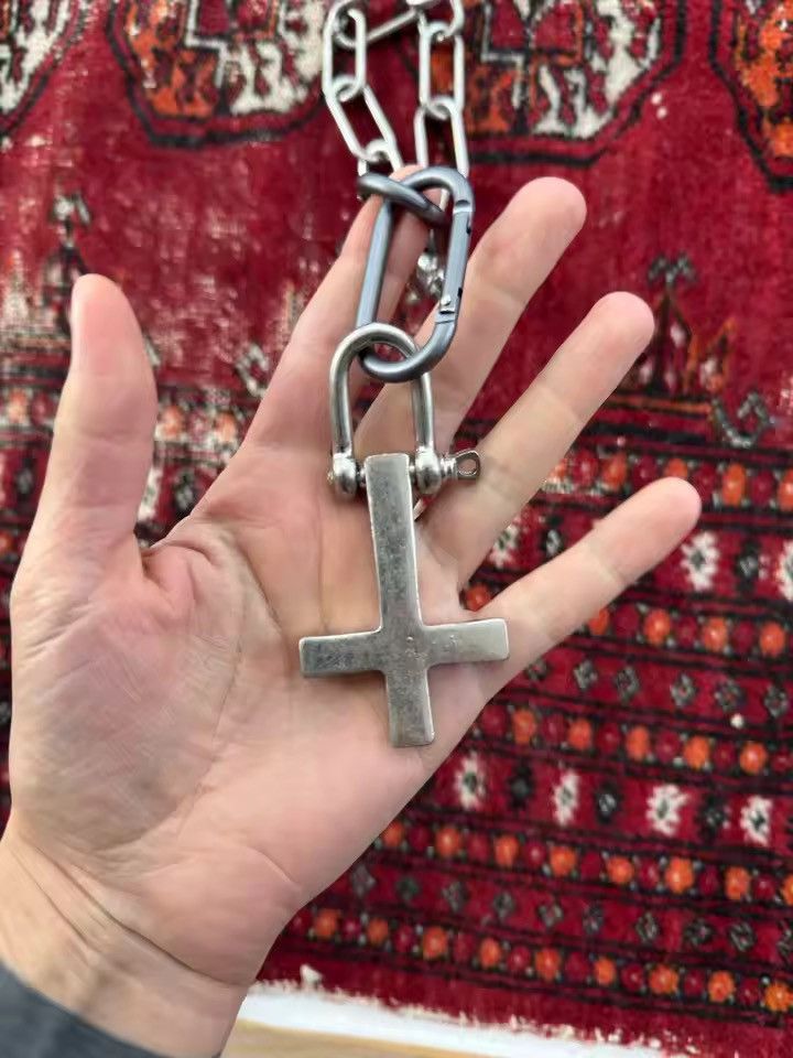 Japanese Brand Punk Necklace Cross Pendant Necklace Size ONE SIZE - 2 Thumbnail
