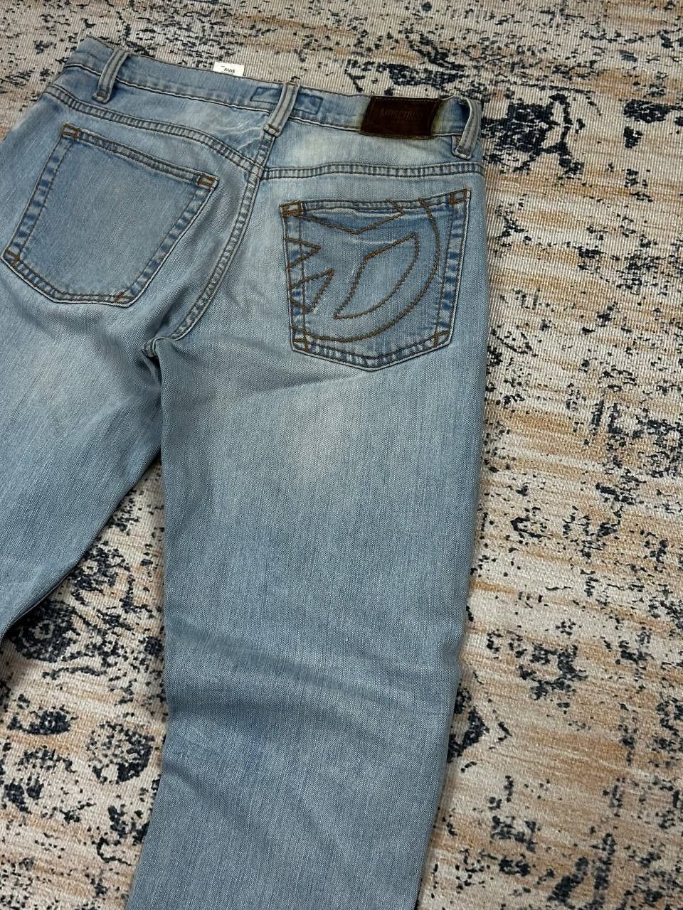 Moschino × Vintage Vintage Love Moschino Jeans Distressed Denim Pants 00s Size US 32 / EU 48 - 12 Thumbnail