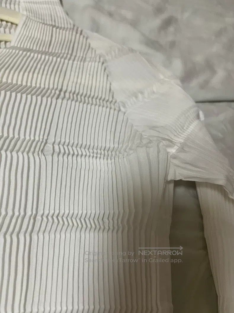 Issey Miyake Issey Miyake White Long Sleeve Size S / US 4 / IT 40 - 3 Thumbnail