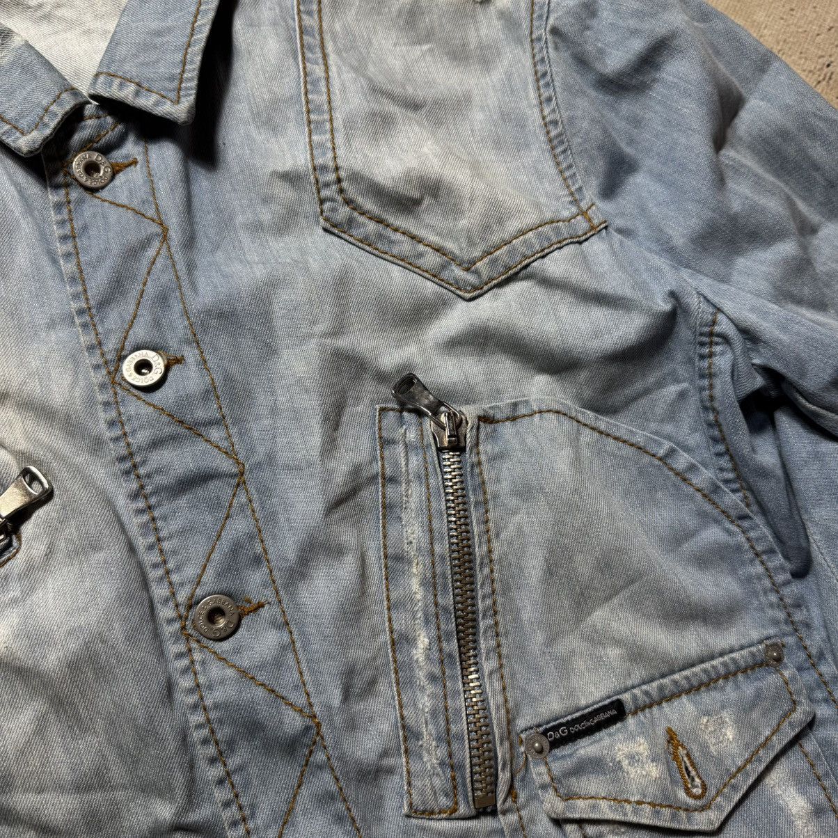 Dolce & Gabbana archive dolce gabbana denim jacket distressed opium Size US M / EU 48-50 / 2 - 13 Thumbnail