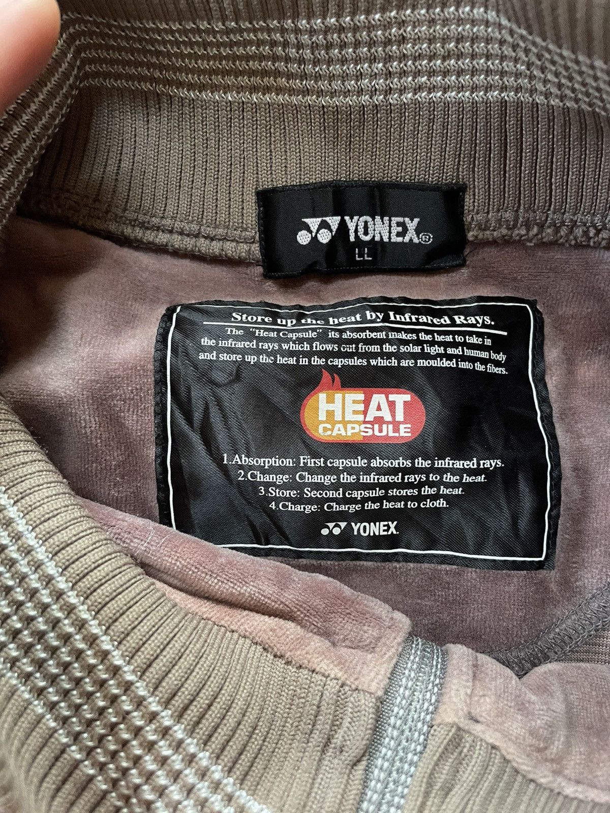 Japanese Brand × Vintage Vintage Yonex Zipper Velvet Jacket Size US XL / EU 56 / 4 - 11 Thumbnail