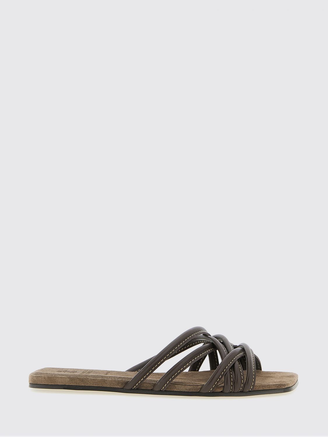 Brunello Cucinelli Brunello Cucinelli Heeled Sandal Woman Brown Size US 8 / IT 38 - 1 Thumbnail