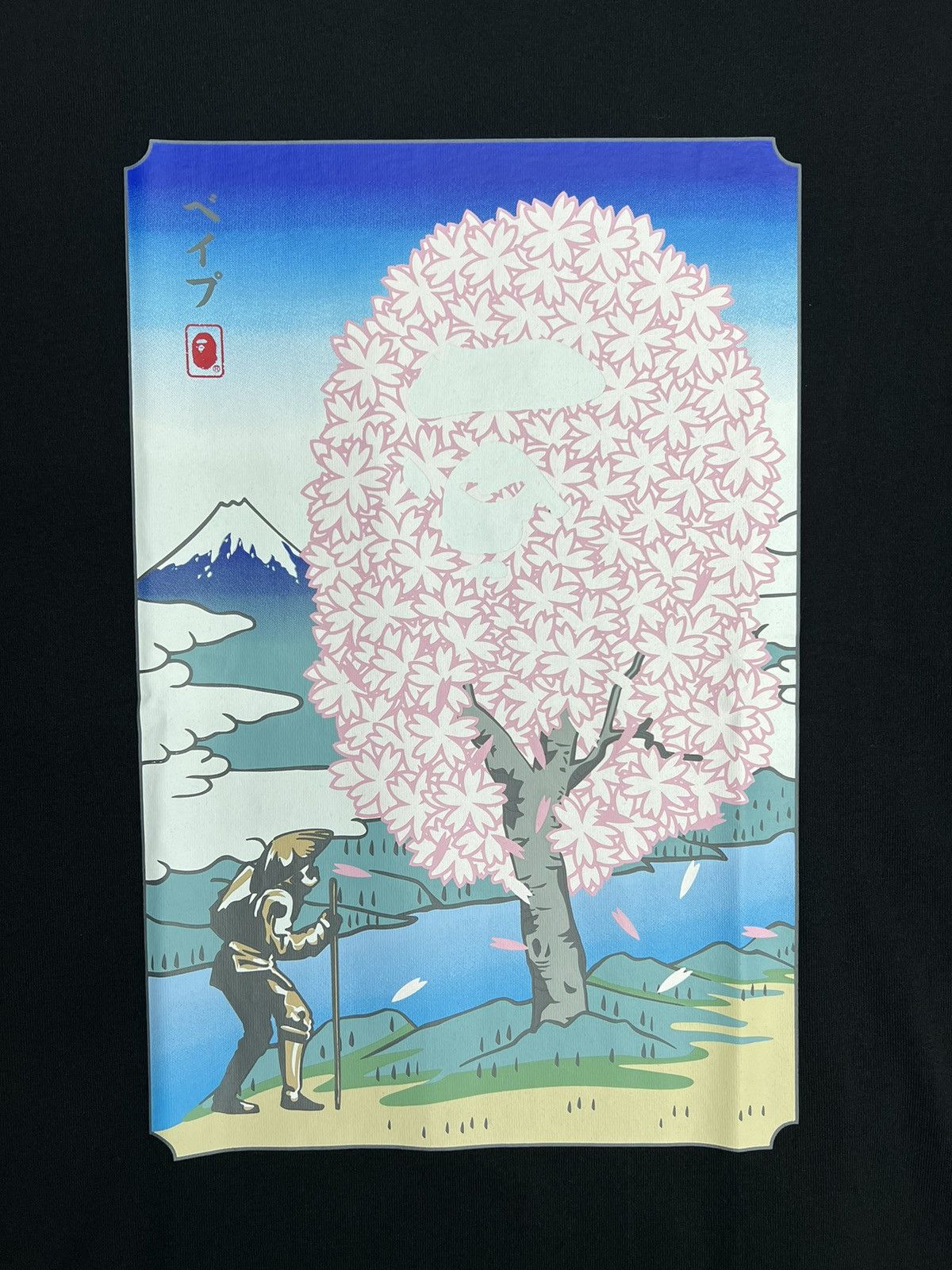 Bape Bape Japan Sakura T-Shirt Size US XL / EU 56 / 4 - 2 Thumbnail
