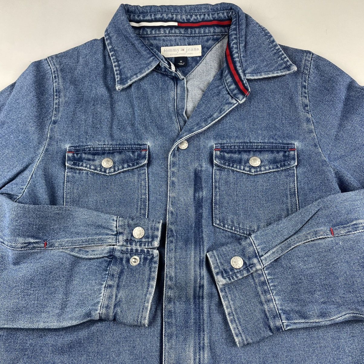 Tommy Hilfiger × Tommy Jeans × Vintage VTG Y2K TOMMY JEANS Hilfiger M Denim Jumpsuit Coverall slim Size M / US 6-8 / IT 42-44 - 5 Thumbnail