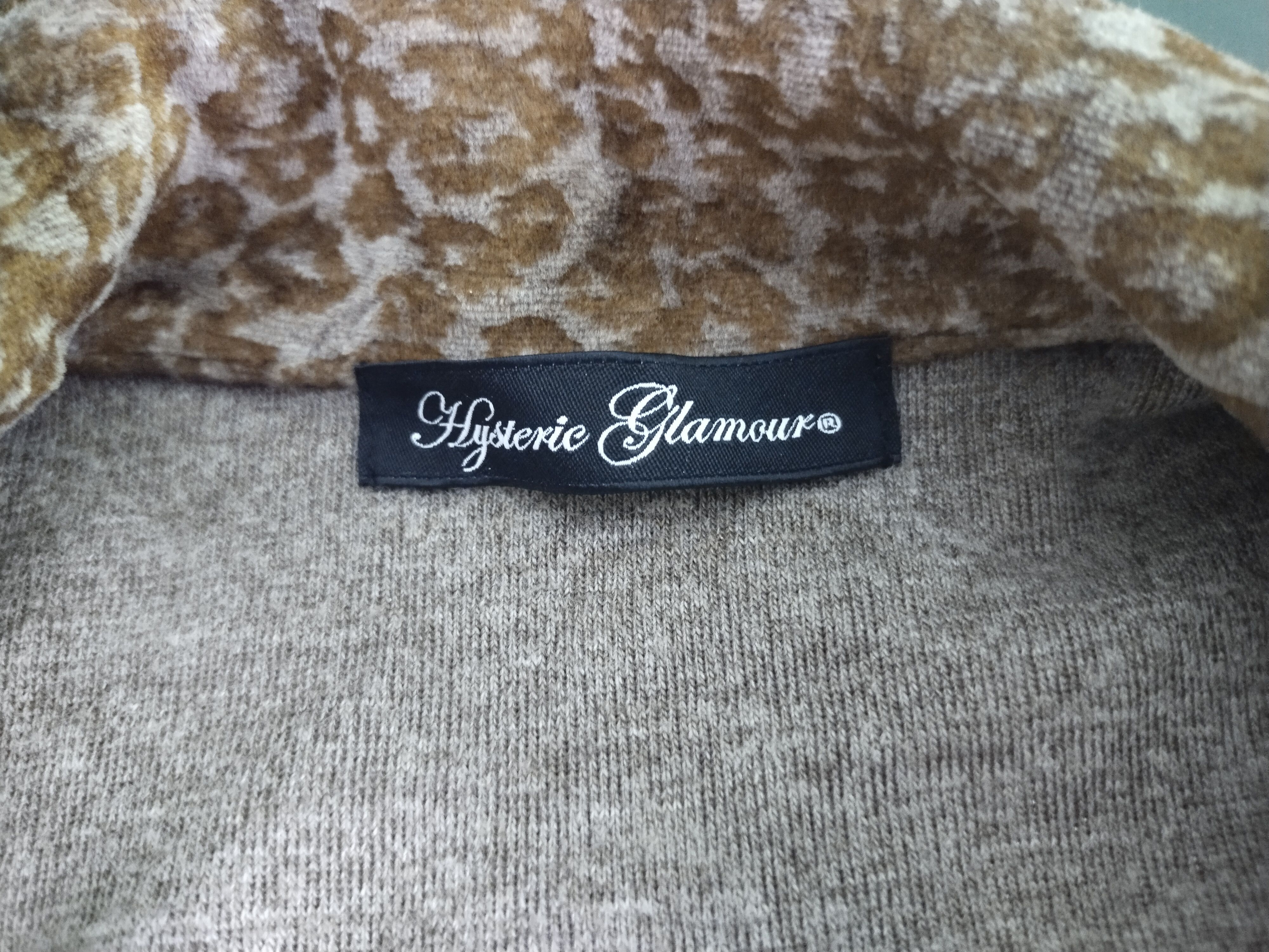 Hysteric Glamour Hysteric Vtg Tiger Dress Jacket Star Acrylic BRW Leopard Size S / US 4 / IT 40 - 16 Thumbnail
