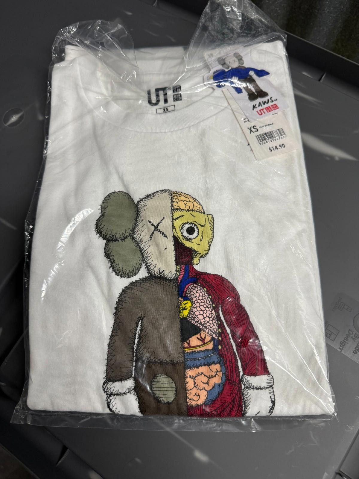 Uniqlo Uniqlo Kaws Flayed Tee Size XS Size US XS / EU 42 / 0 - 1 Thumbnail