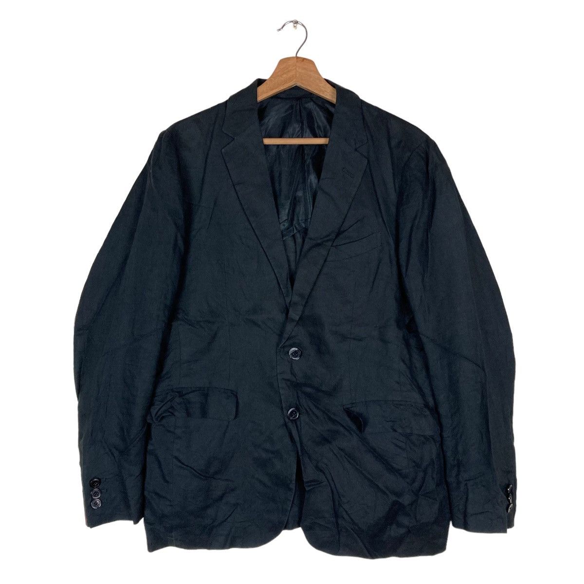 Beams Plus Vintage Beams Flat Button Coat Blazer Jacket Size US L / EU 52-54 / 3 - 1 Thumbnail