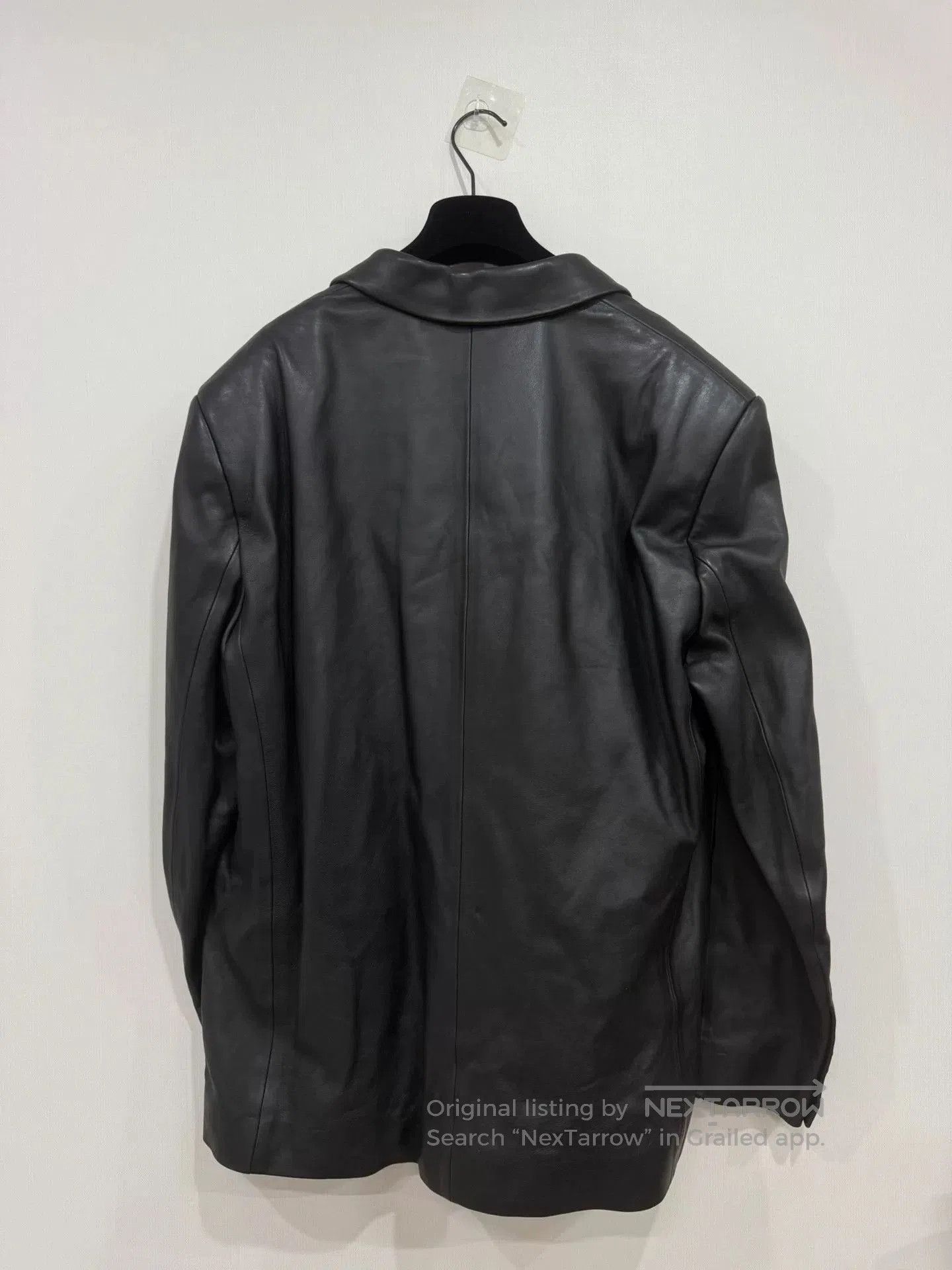 Balenciaga Balenciaga Black Leather Blazer Jacket 38. Size S / US 4 / IT 40 - 2 Thumbnail